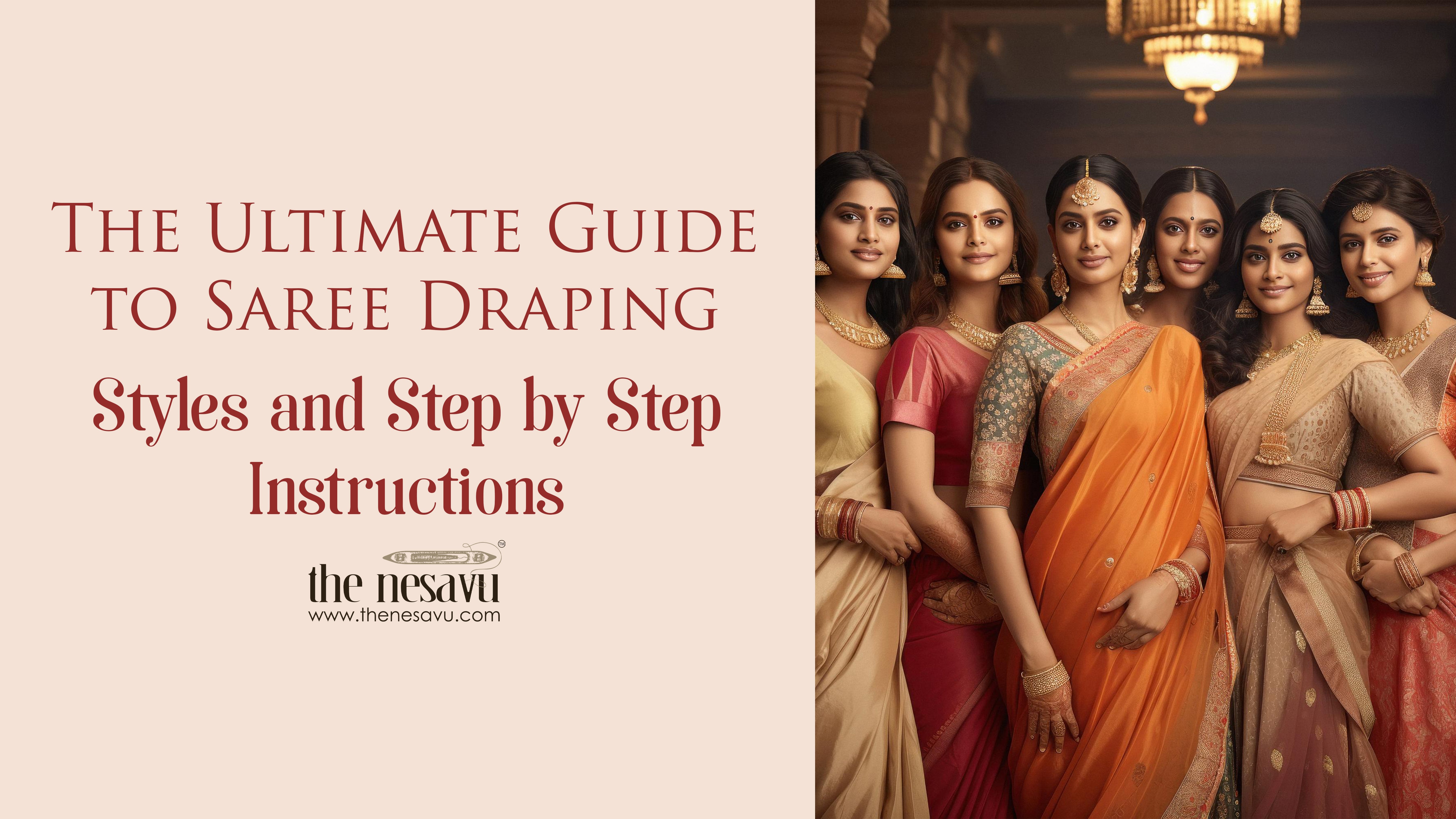 How to wear saree with pants  Indo western saree draping styles