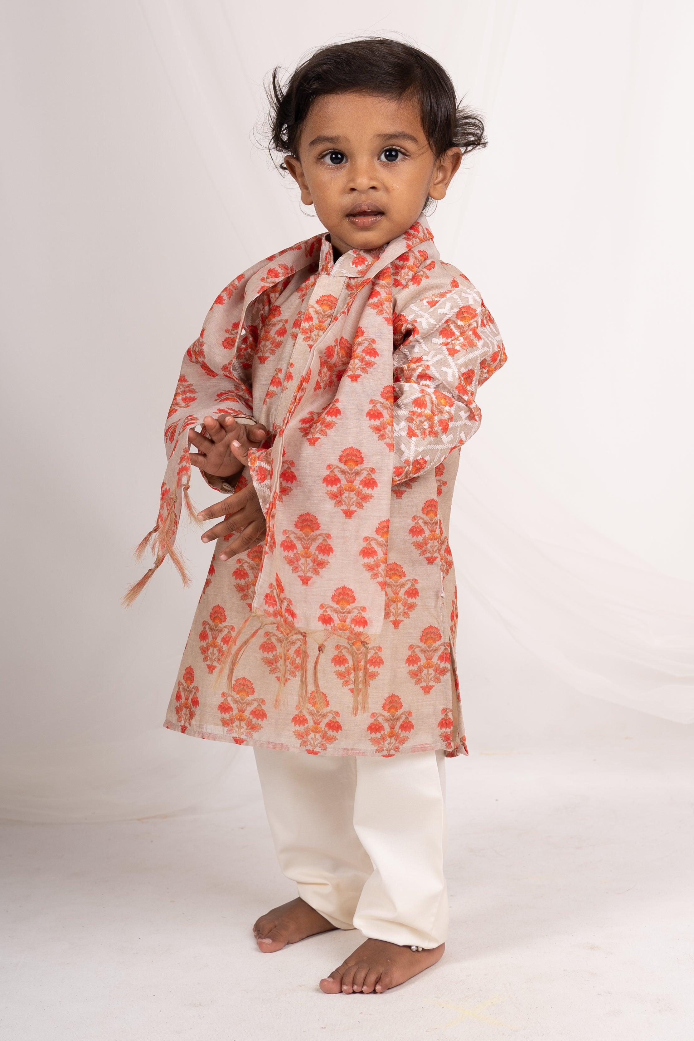 Cotton kurta for baby boy best sale