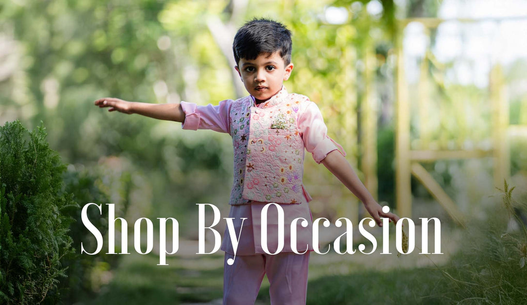 Shop By Occasion Boys Menu