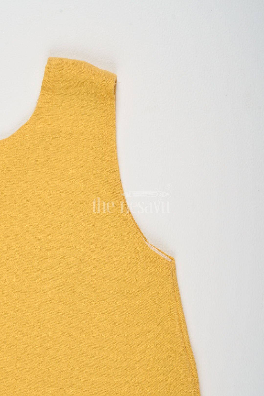 Baby Cotton Frocks with Bow Detail Yellow 1st Birthday Frock