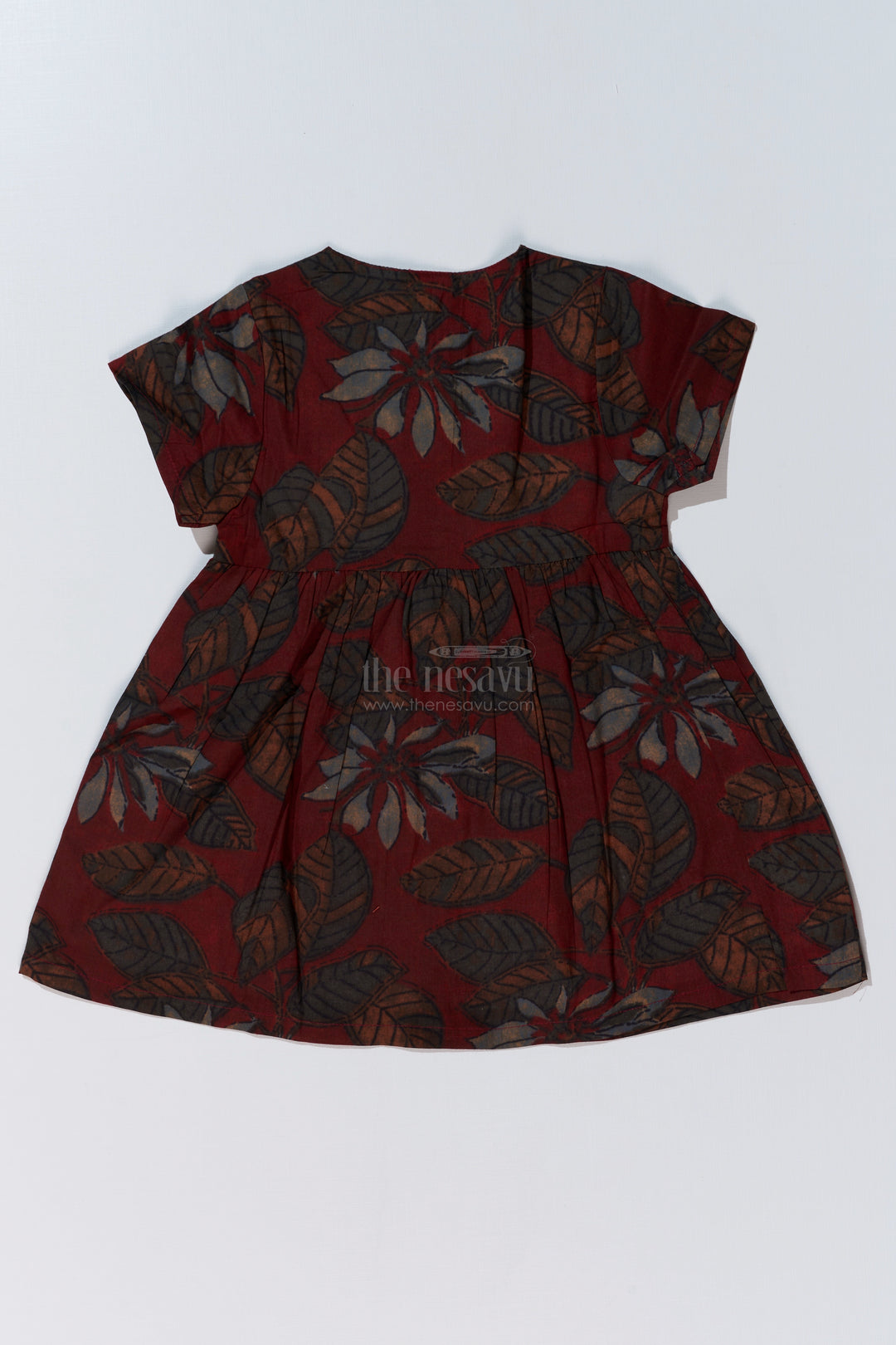 Stylish Frock Suit Latest Design for Baby Girls in Cotton Block Printed Fabric