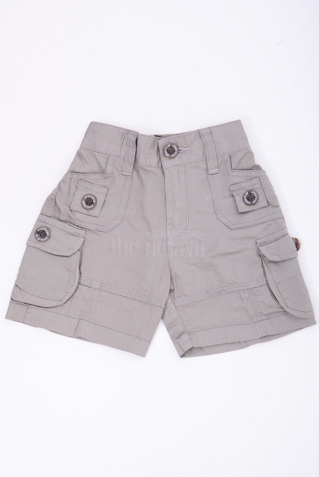 Green Cargo Cotton Boys Bermuda Shorts