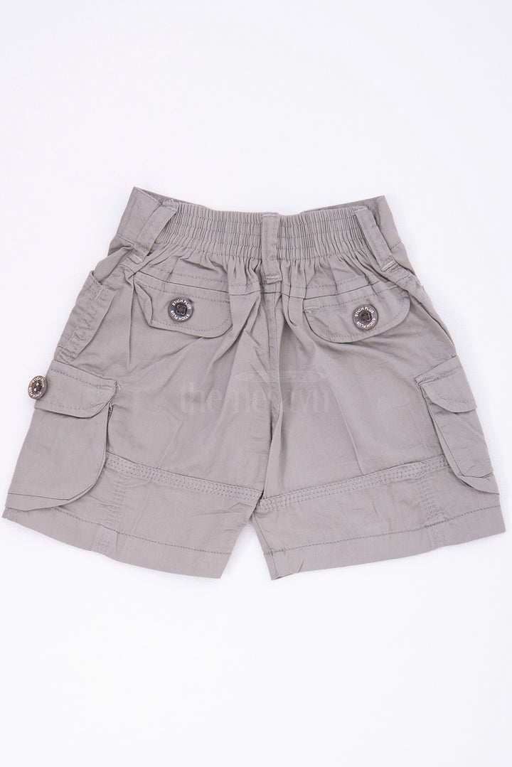 Green Cargo Cotton Boys Bermuda Shorts