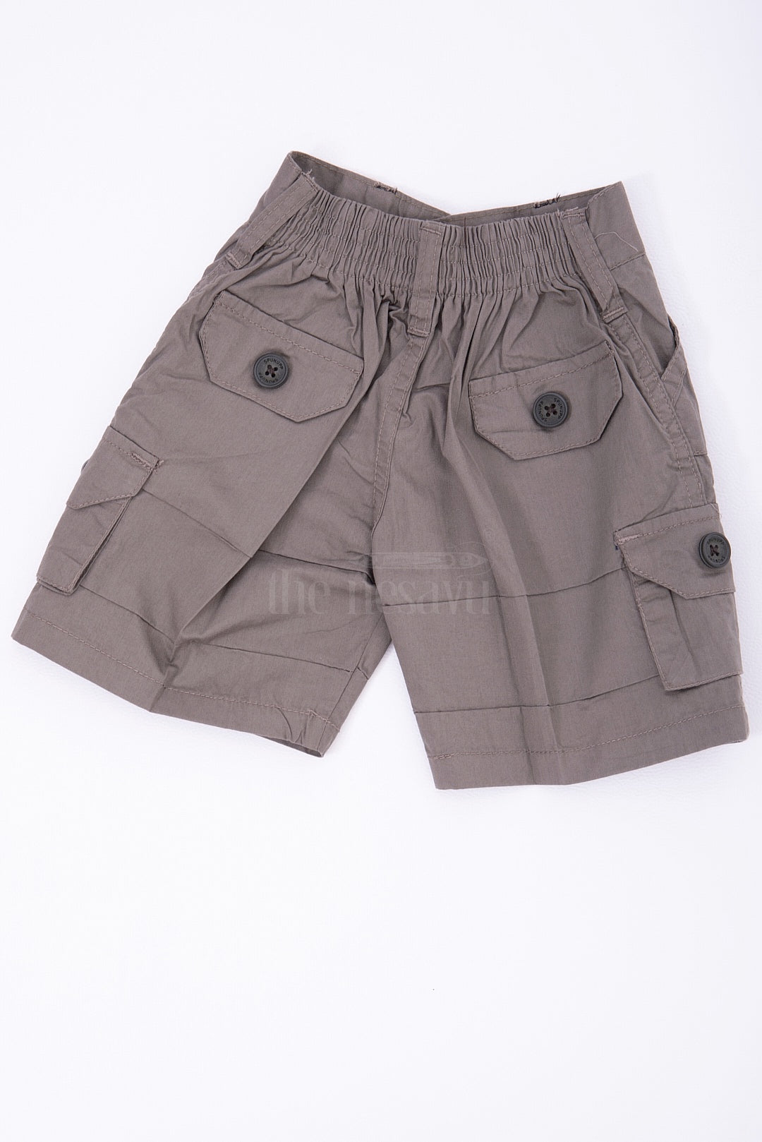 The Nesavu Green Cargo Cotton Boys Daily Wear Shorts