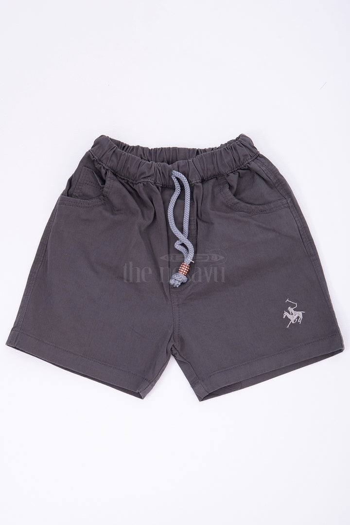 Classic Charcoal Grey Kids Shorts