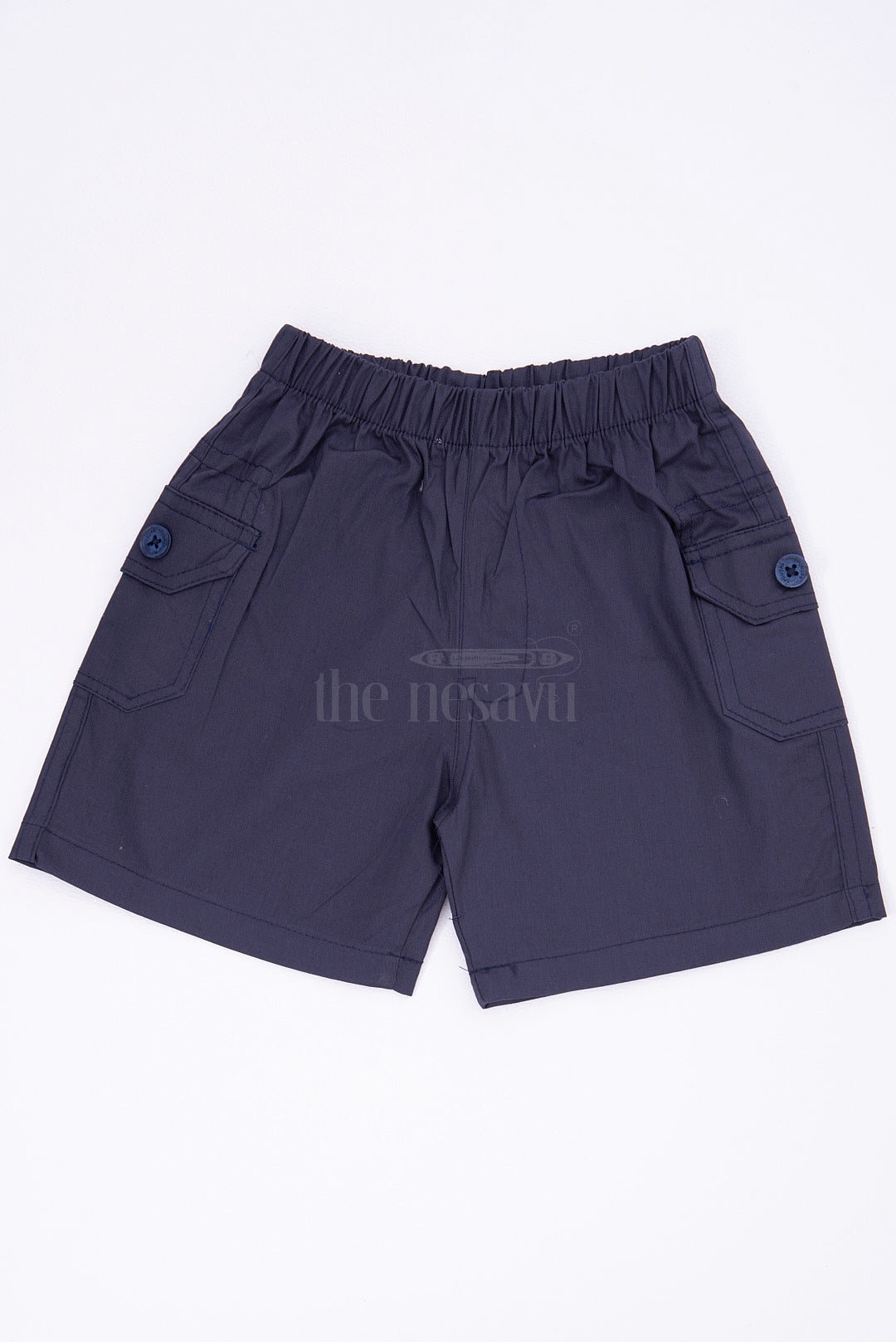 Blue Boys Cotton Shorts for Matching Outfits