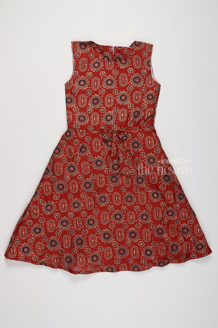 Elegant Party Wear Frocks for Girls with Vibrant Prints in Comfortable Cotton