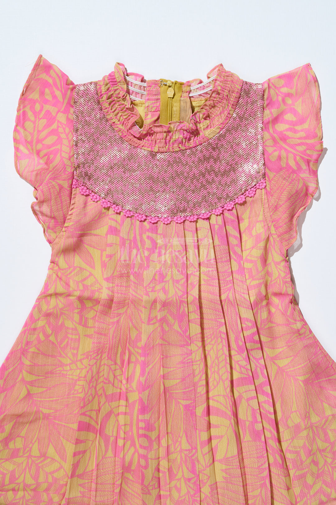 Girls Frock Dress Cotton with Elegant Embroidery and Floral Prints for a Charming Look