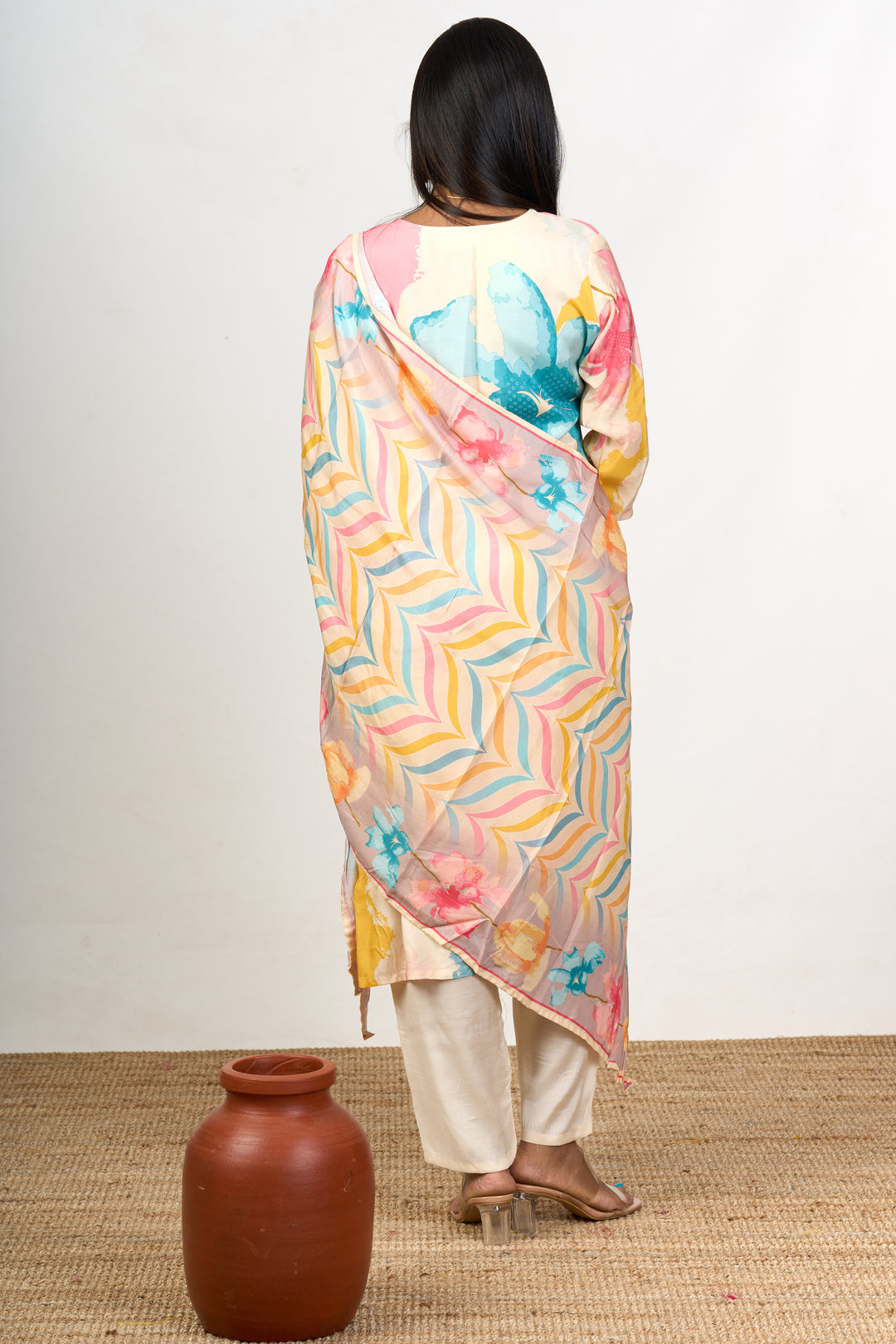 Pure Cotton Kurta Sets with Dupatta in Multicolor Prints for Women’s Comfortable Wear