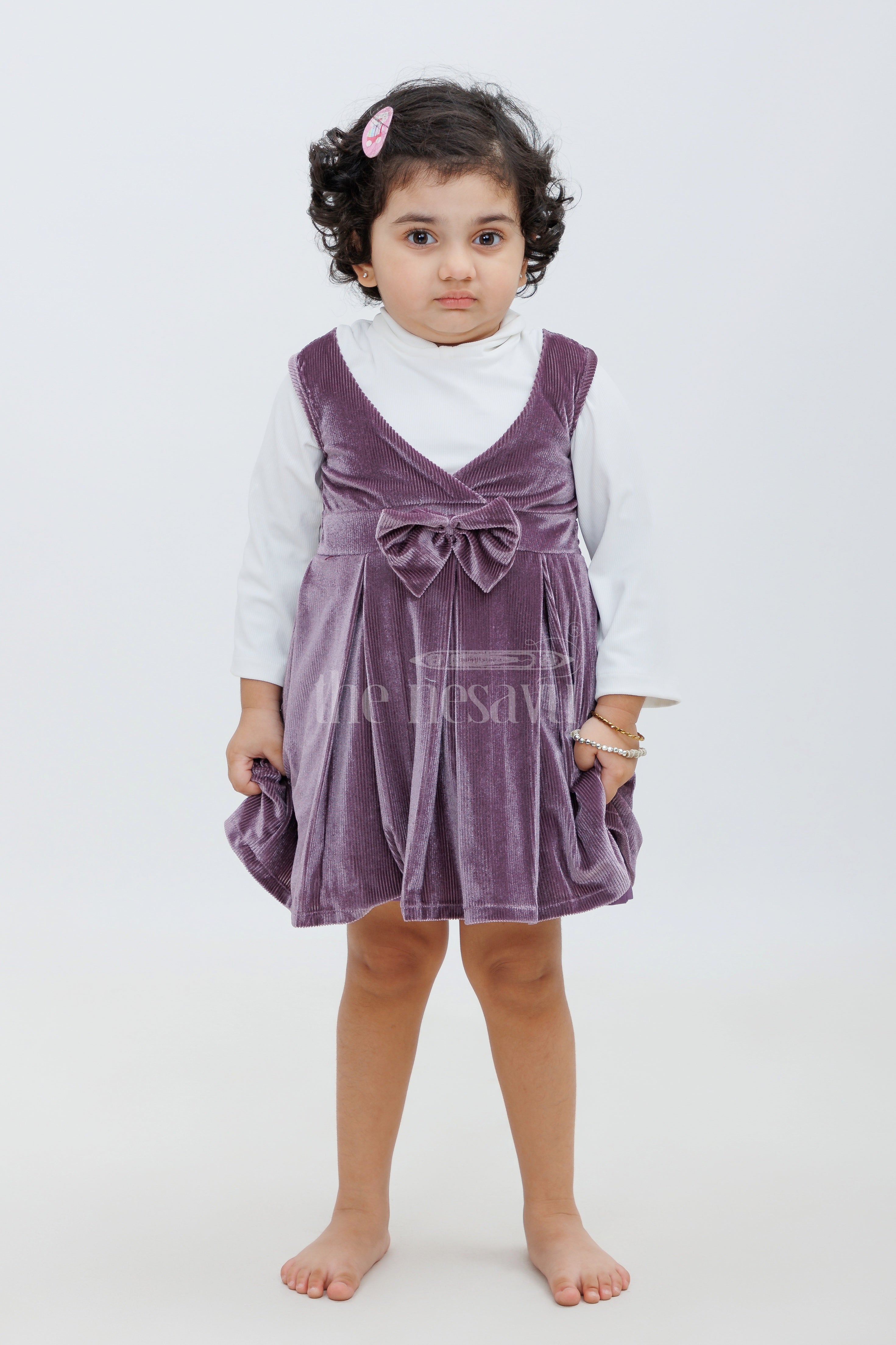 New fancy fashion baby frock