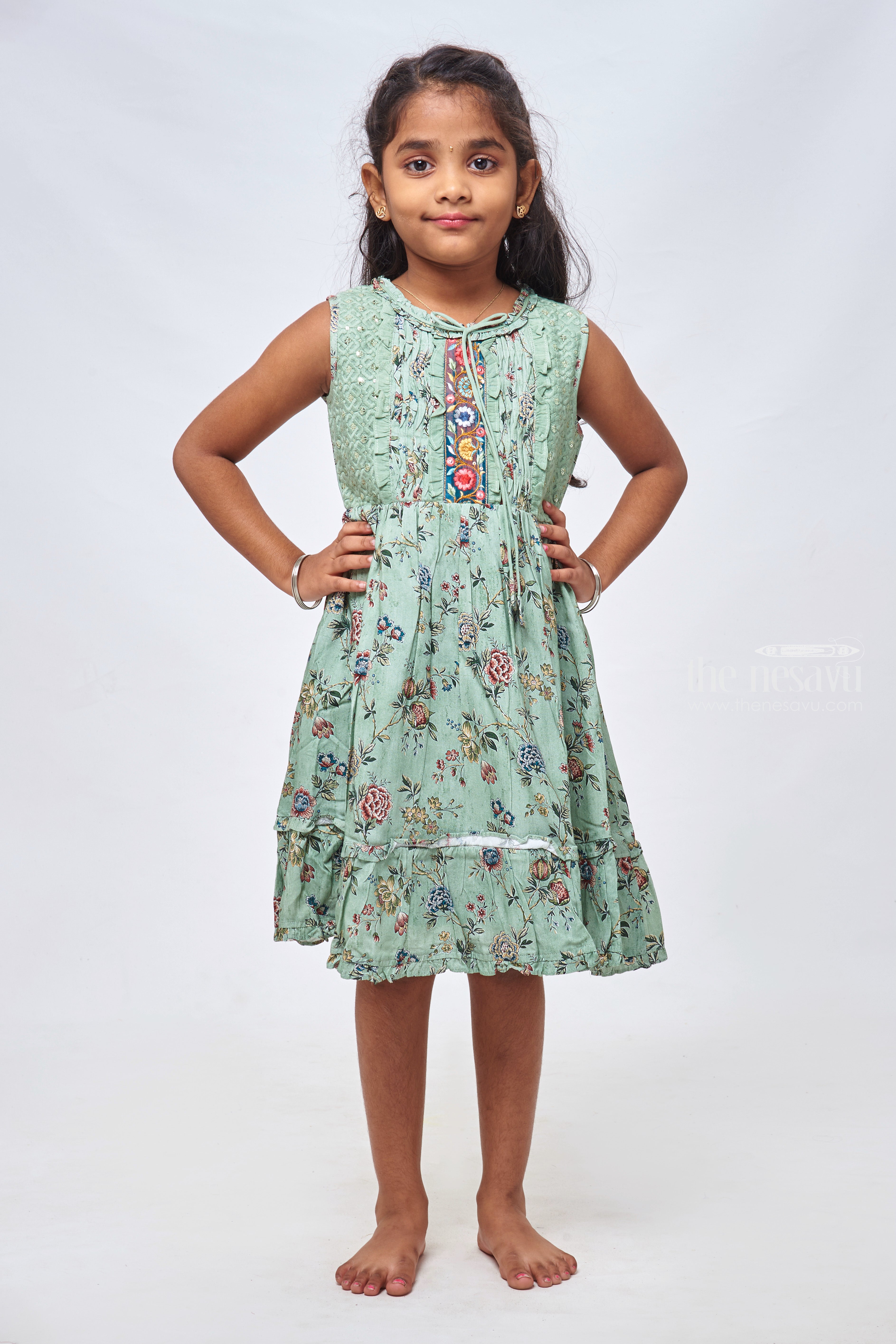 Baby Girl Blue Dresses | Baby Girl Blue Flower Dresses | Next