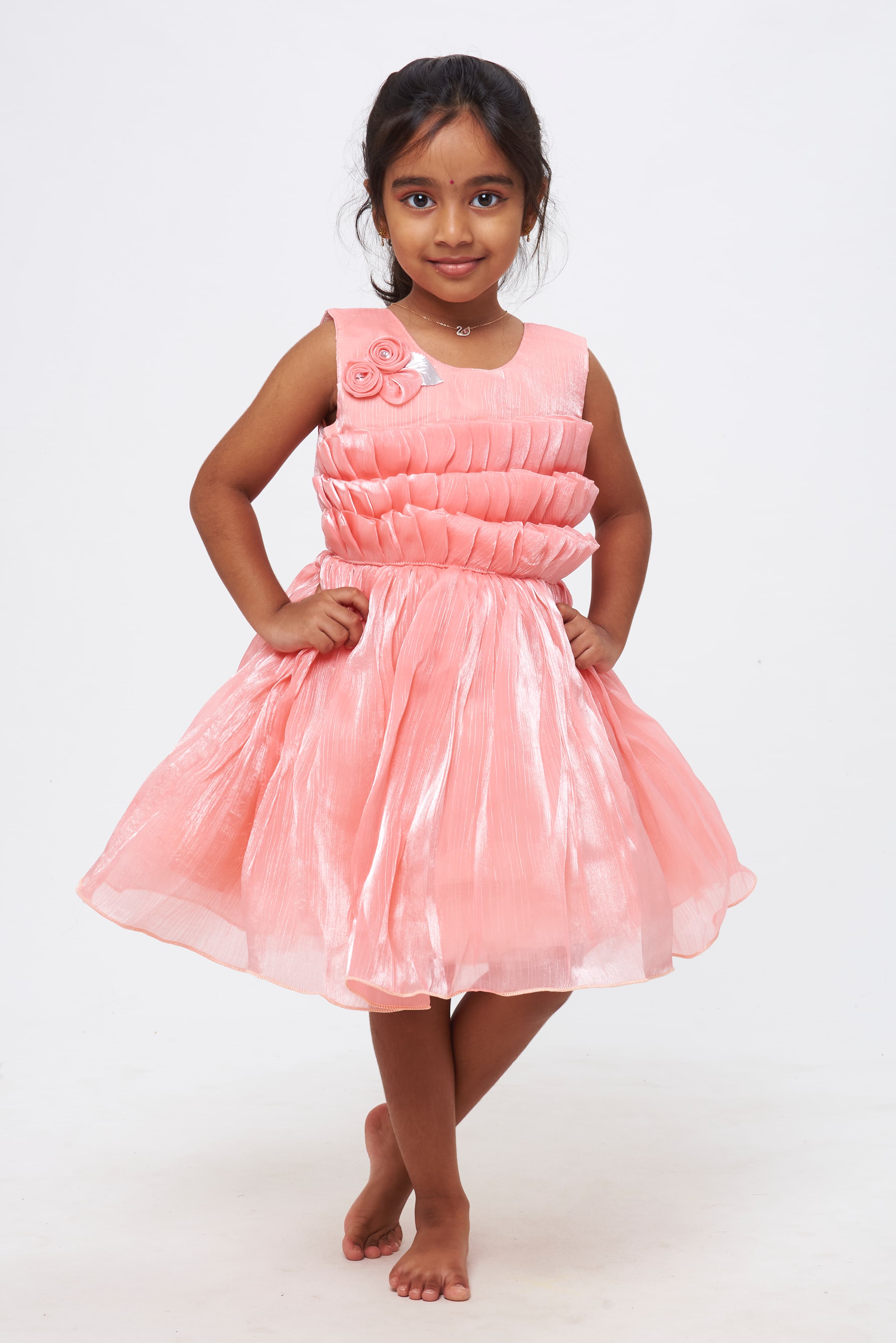 Girls Fancy Party Frock The Nesavu