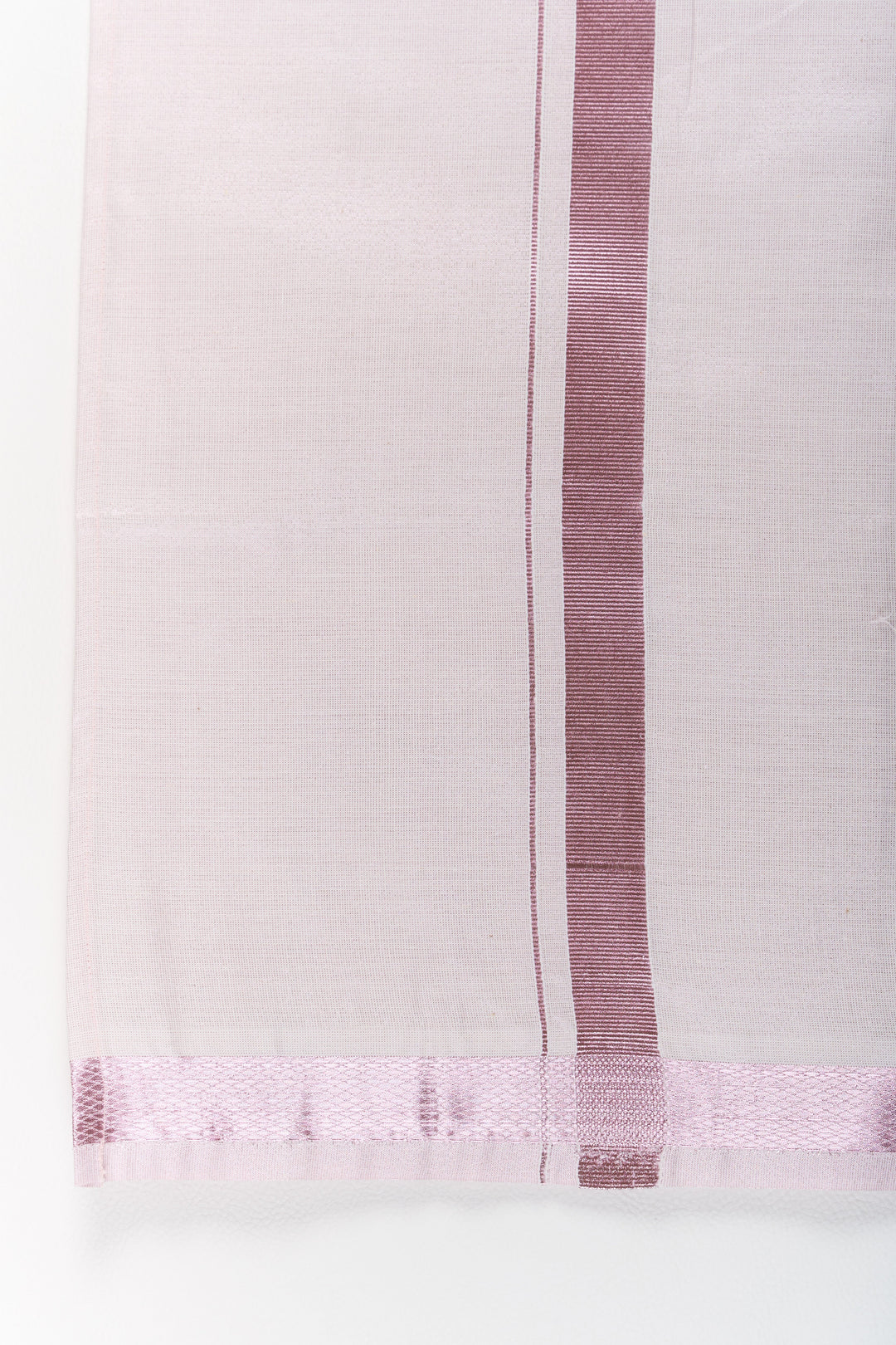 The Nesavu Boys Vesti Boys Silk Vesti with Light Pink Zari Border for Traditional Ceremonies Nesavu Nesavu Boys Silk Vesti Light Pink Zari Border Adi Traditional Ceremonies Festivals