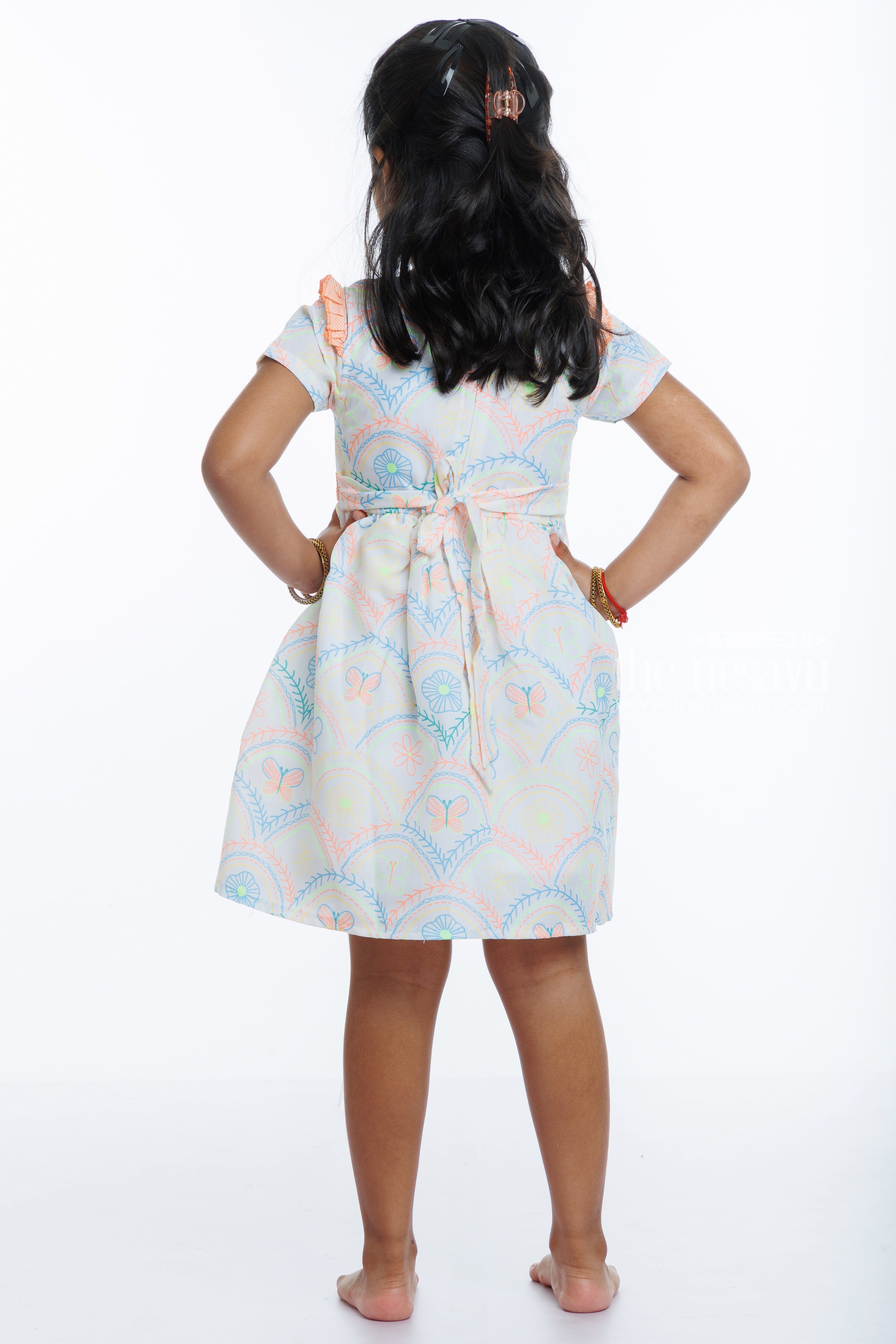 Buy Girls A line Cotton Frocks Online Festive Casual Cotton Dresses for Girls The Nesavu The Nesavu