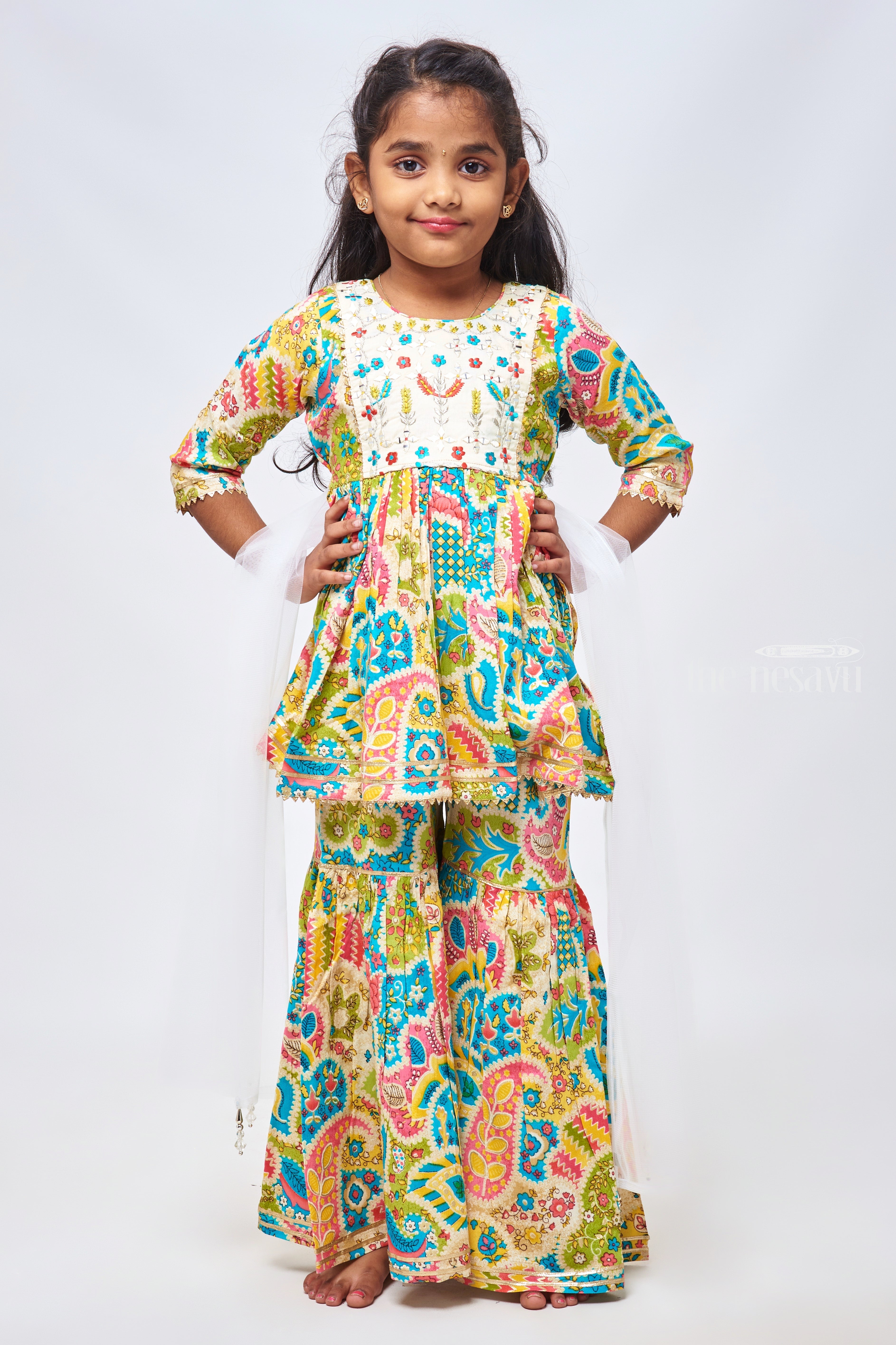 Kids gharara fashion