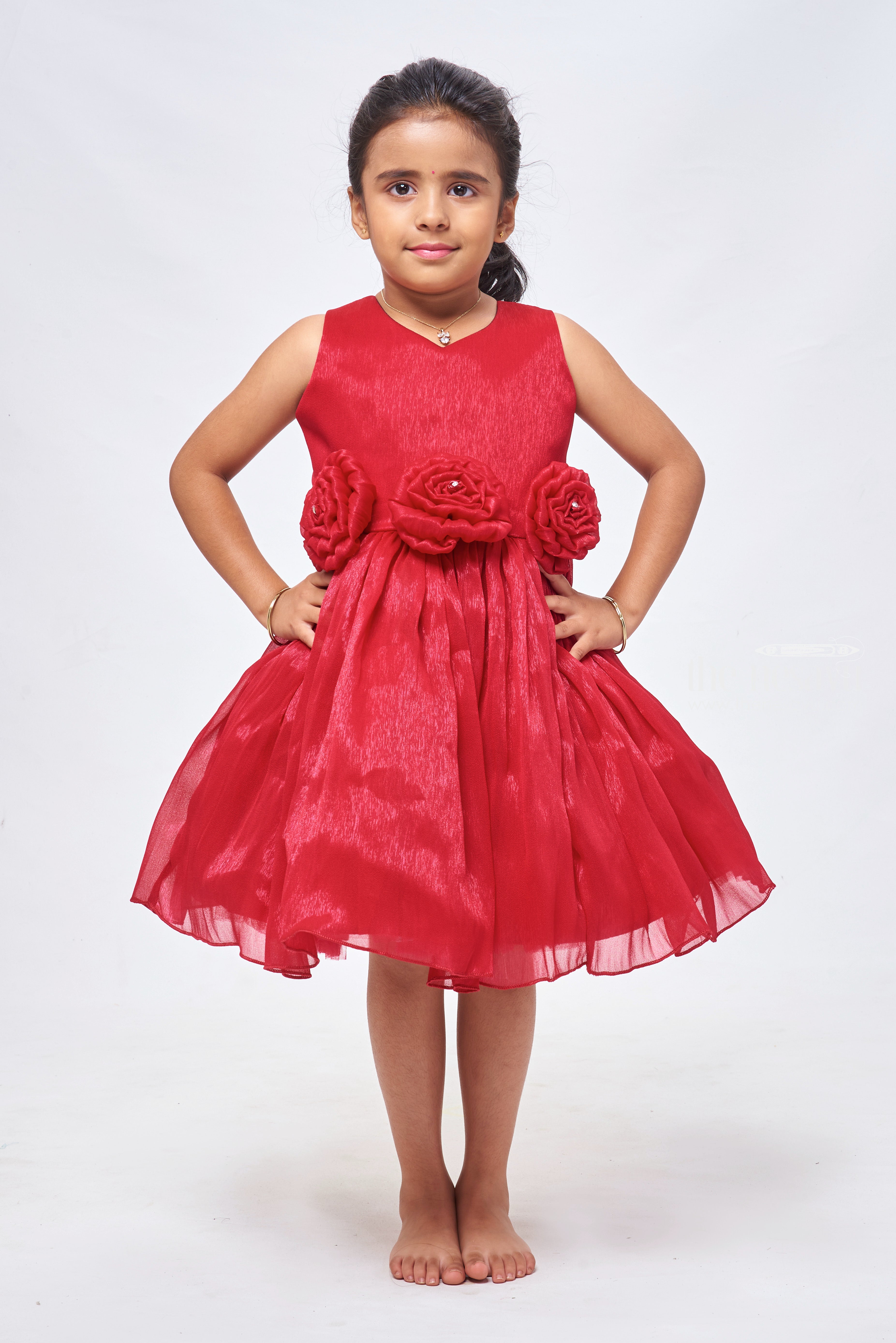 Red Evening Dresses Girls | Party Dress Children Red | Red Party Dresses  Girls - Girls Party Dresses - Aliexpress