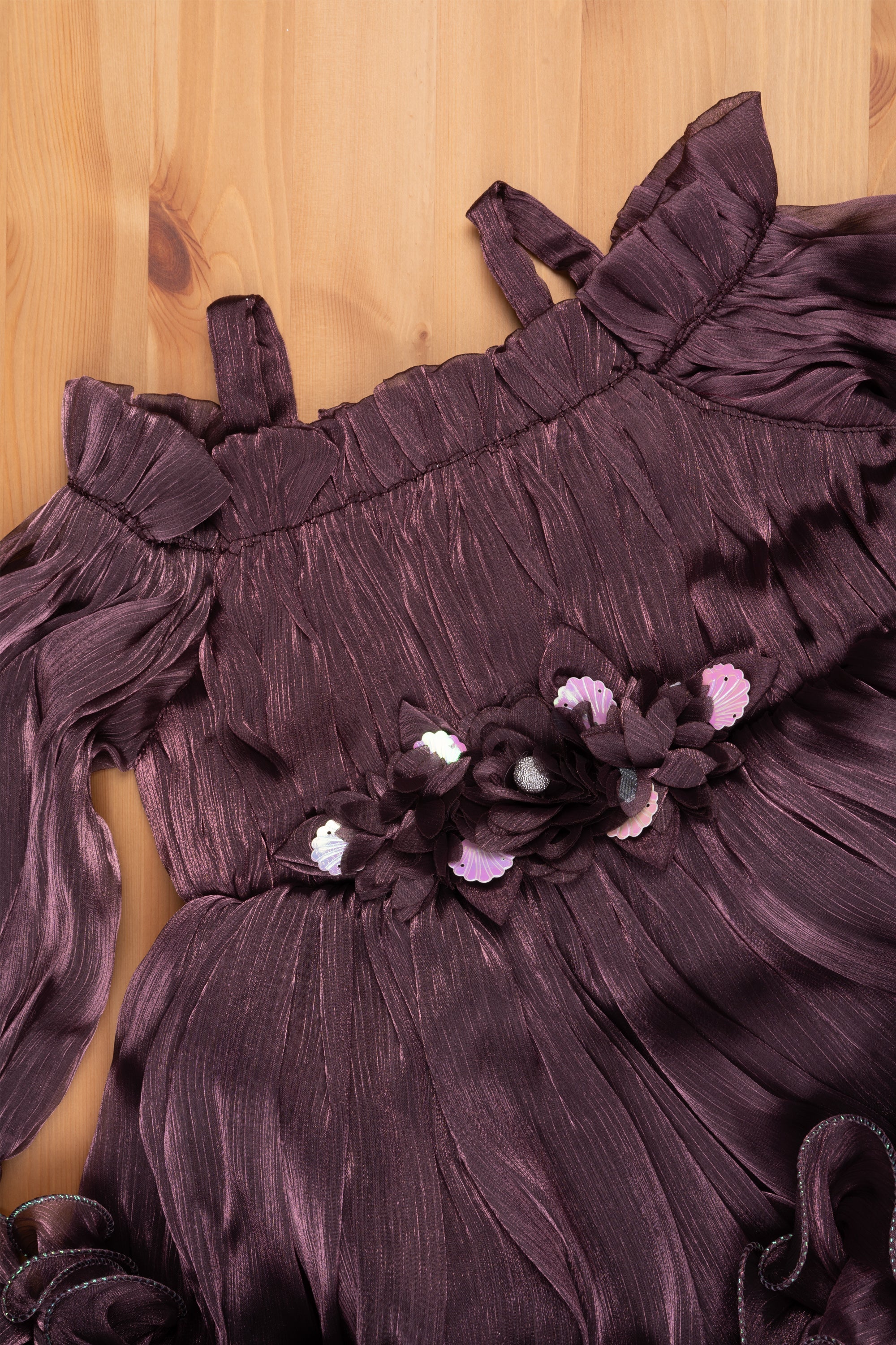 Latest Designer Purple Gown Party Wear