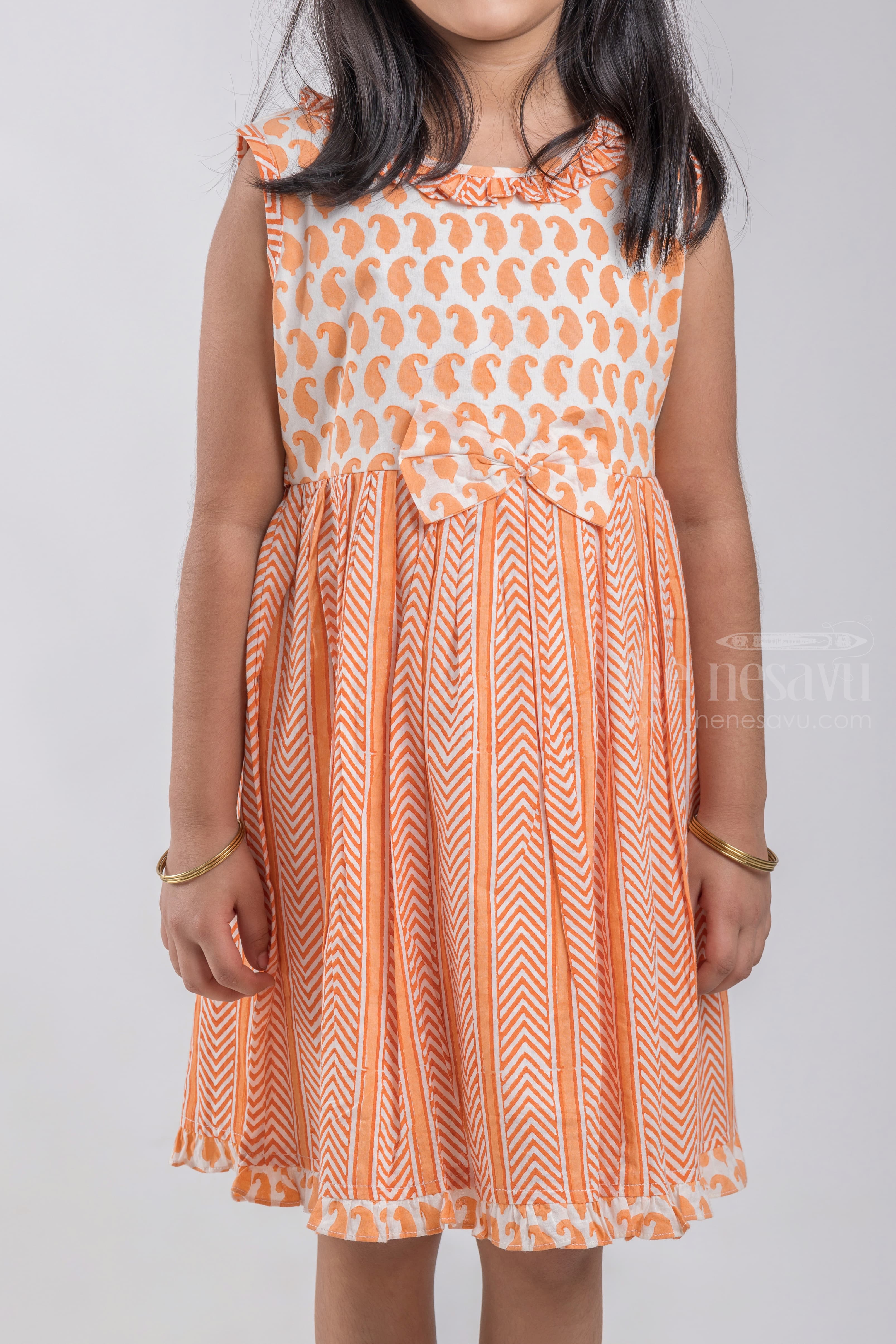 Buy Best Girls Readymade Printed Fancy Frock for Girls Online  TCS Online   The Chennai Silk