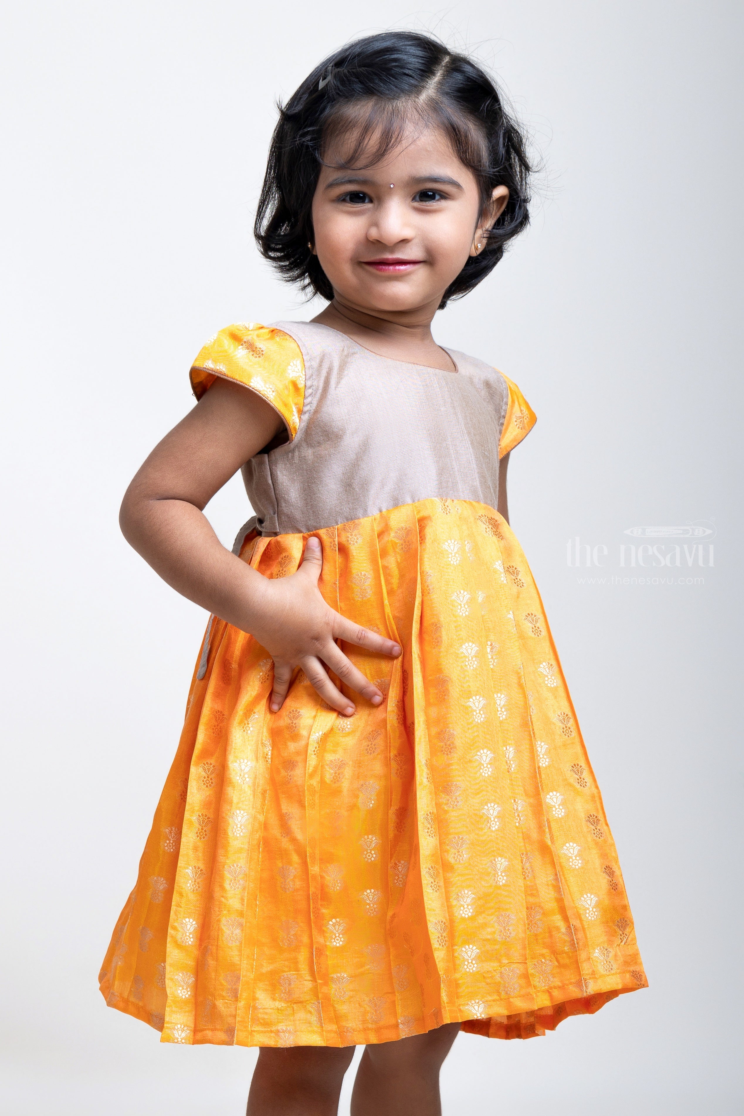 Buy Pure Silk Pattu Frock Models For Baby Girl