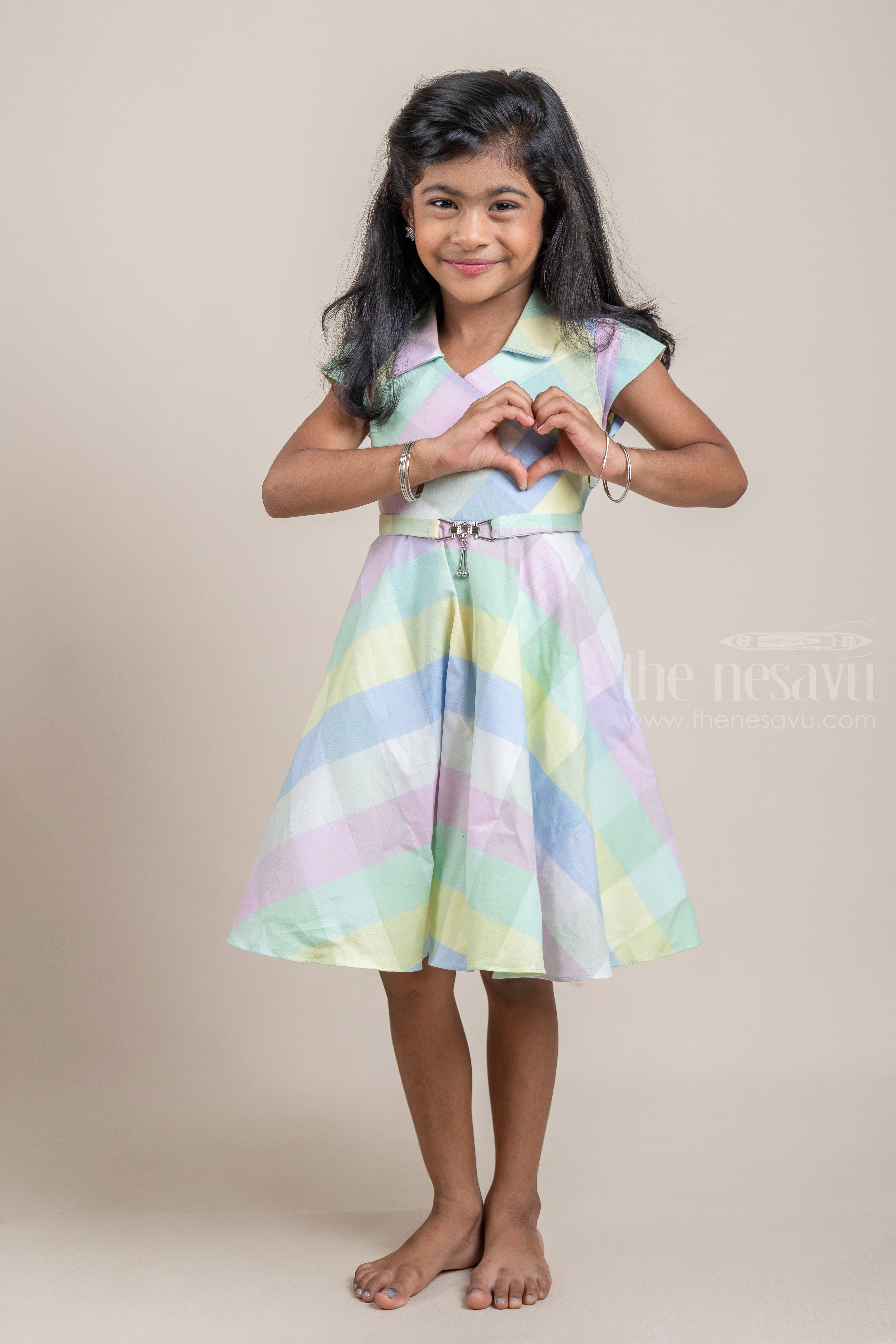 Pastel color on sale dress for kids