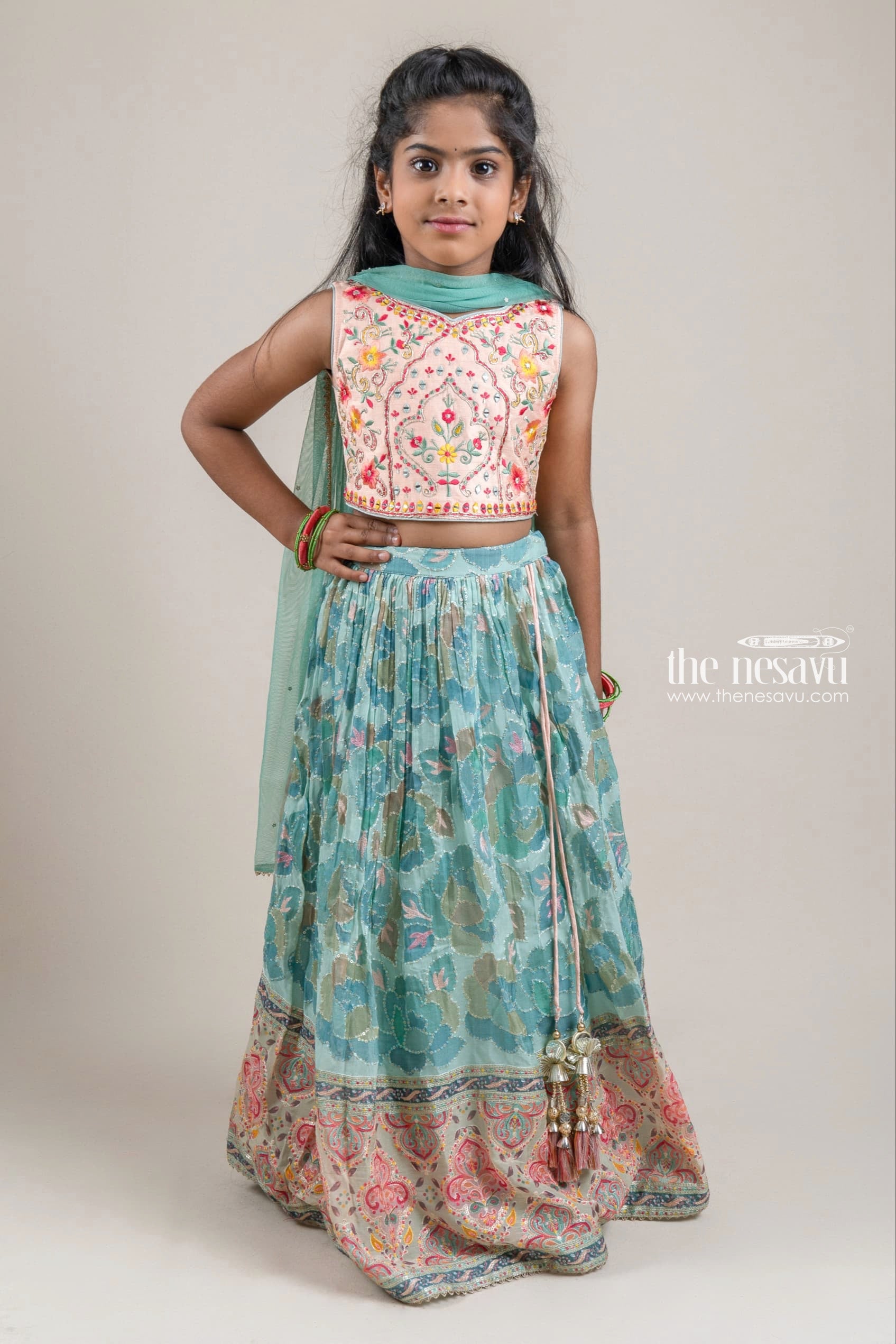 Traditional Dresses For Girls | New Lehanga Choli Collection |The Nesavu –  The Nesavu