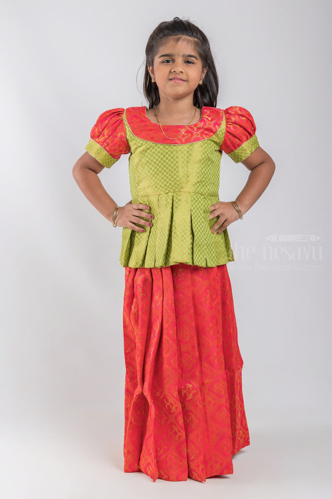 Latest Pattu Pavadai Designs For Girls 2021 || Pattu Langa Blouse Designs  || Lehenga Designs - YouTube