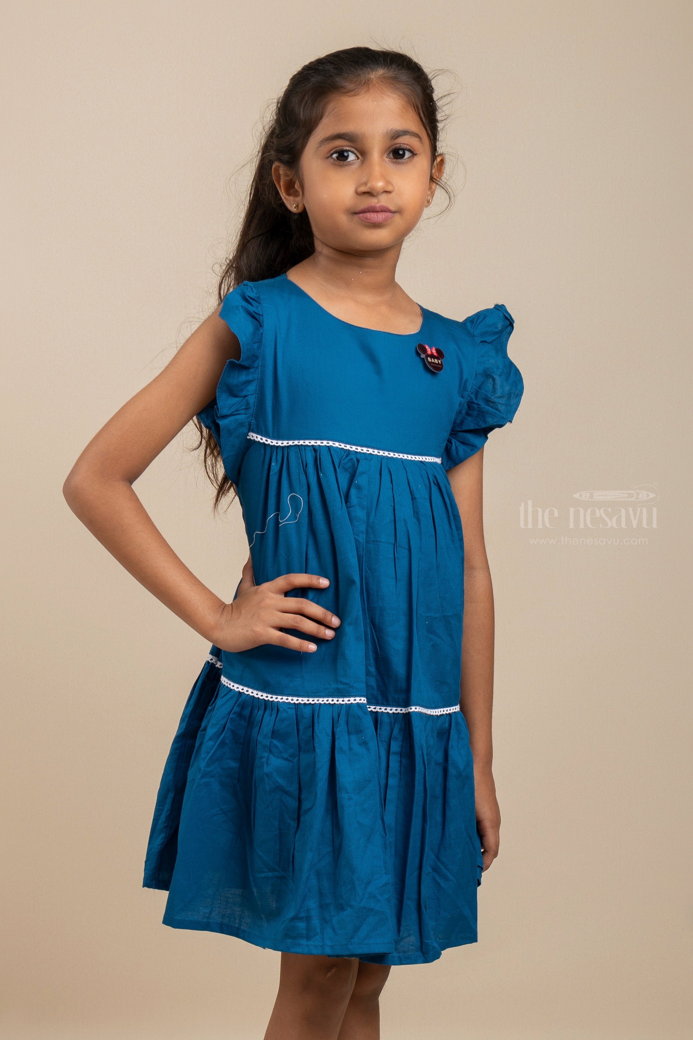 Baby Girl Printed Cotton Sleeveless Frock at Rs 210/piece | Cotton Frock in  Nellore | ID: 2851965145955