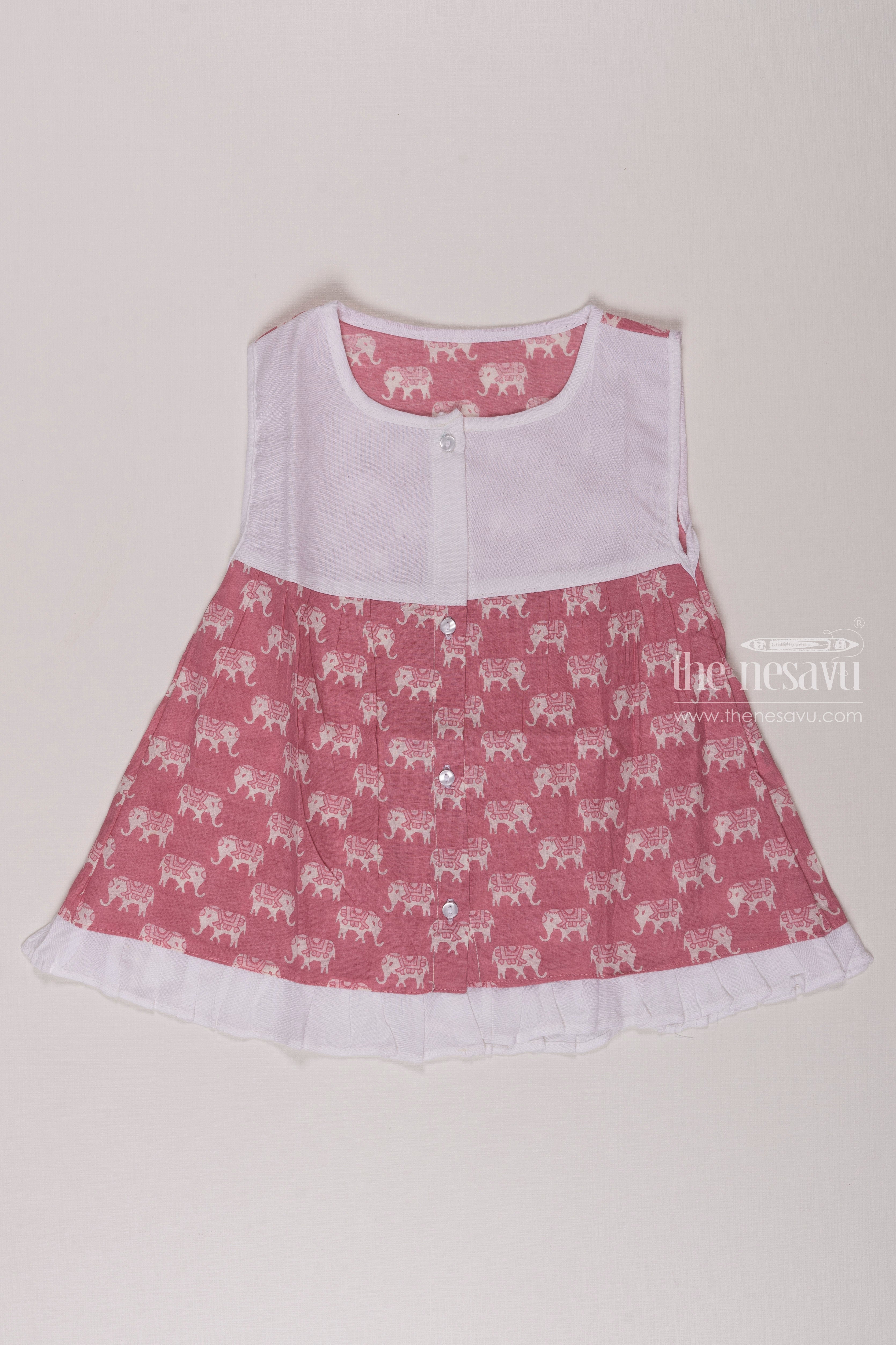 Order Girls White Cotton Dresses Online From PURVA INTERNATIONAL,BIKANER