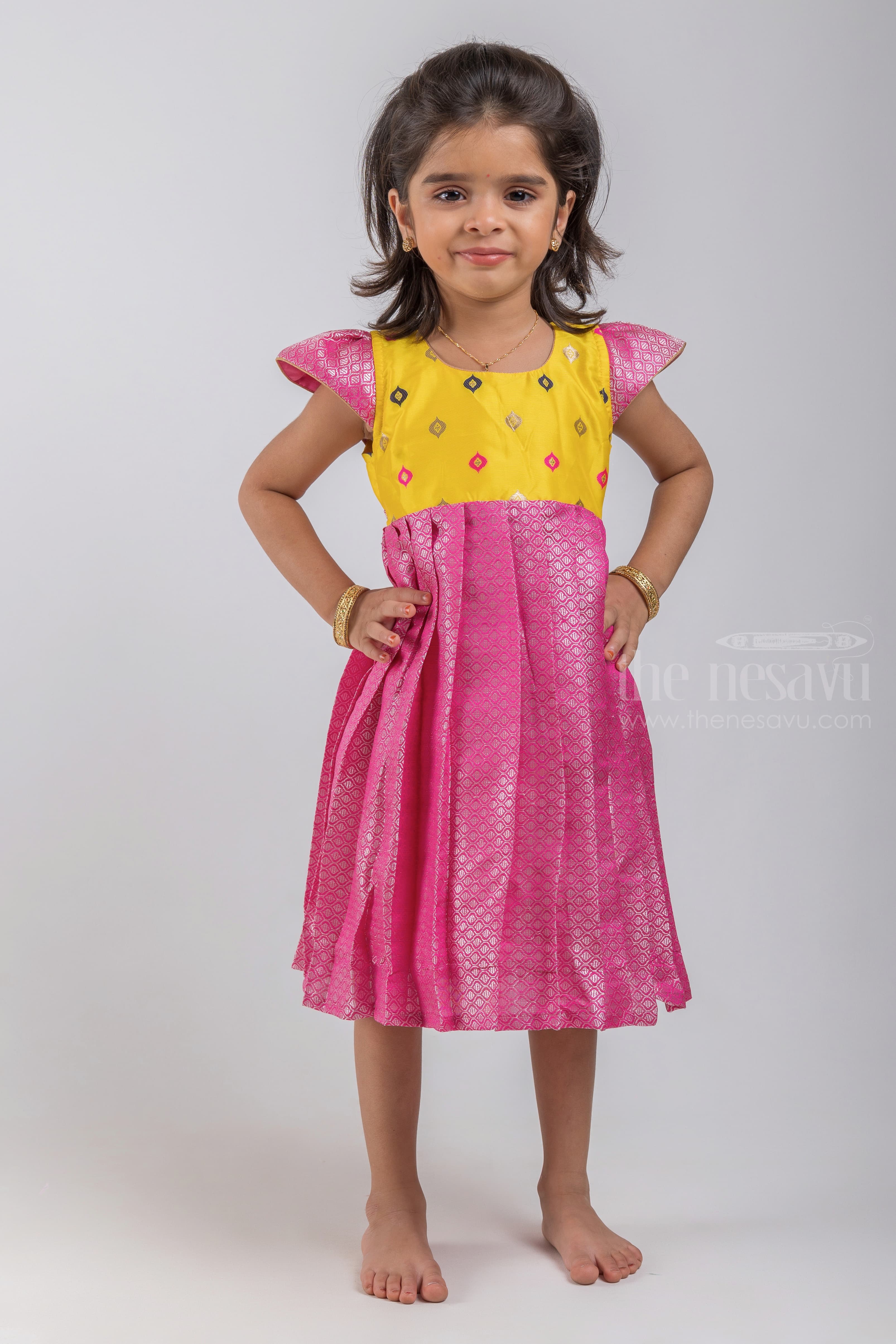 Banarasi Silk Dresses Online Baby Girls Ethnic Wear Ideas The