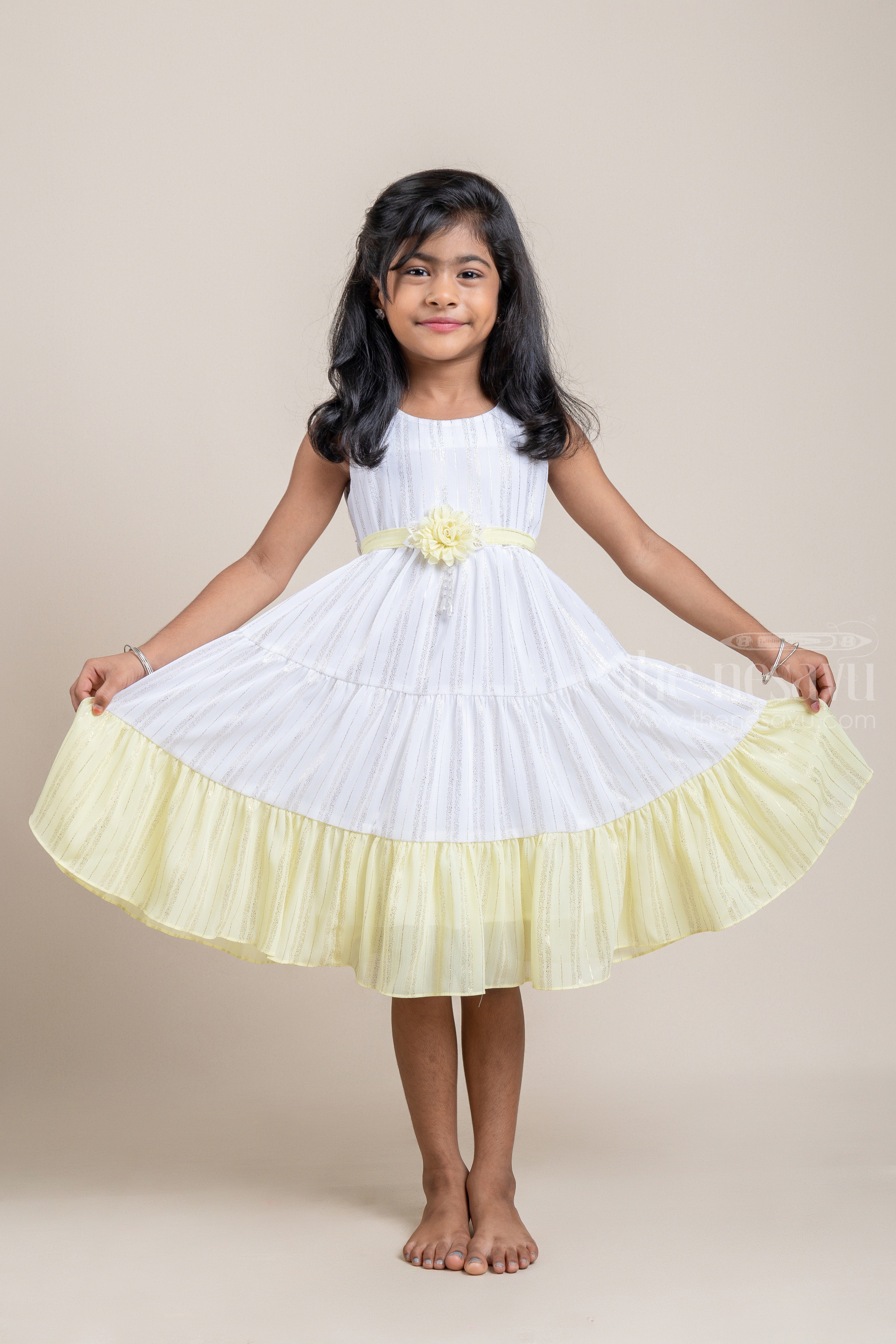 G3 Surat - Layered Frock Design in Floral Print for Little... | Facebook