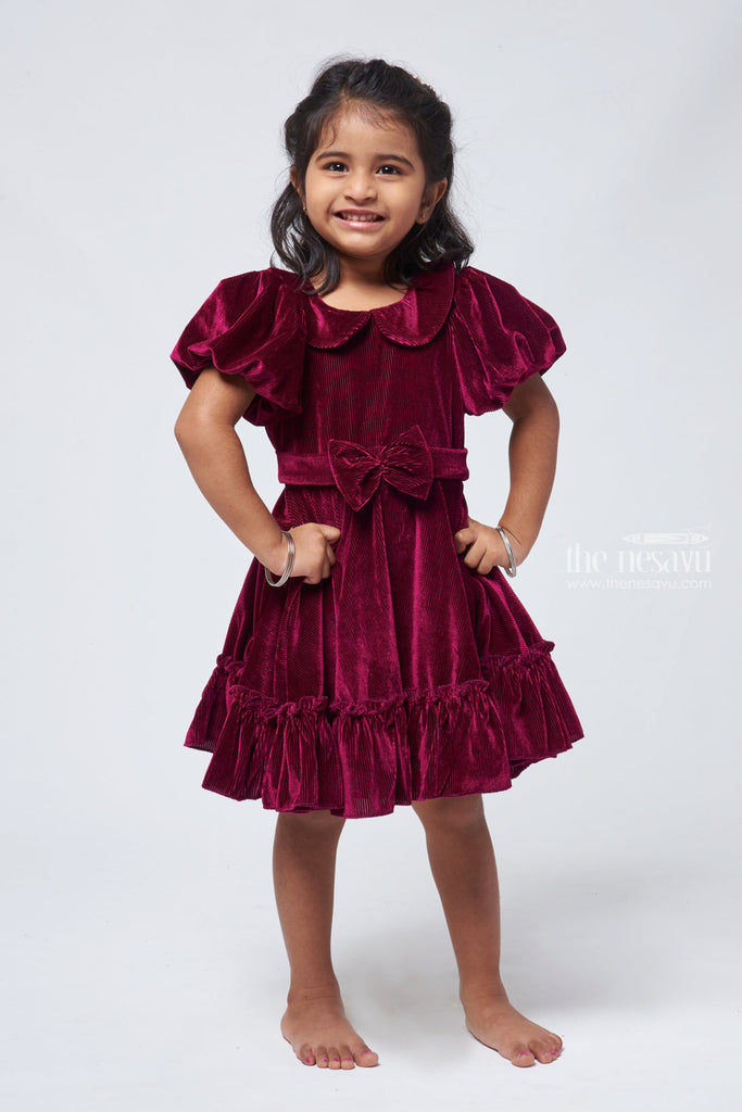 velvet frock for baby girl