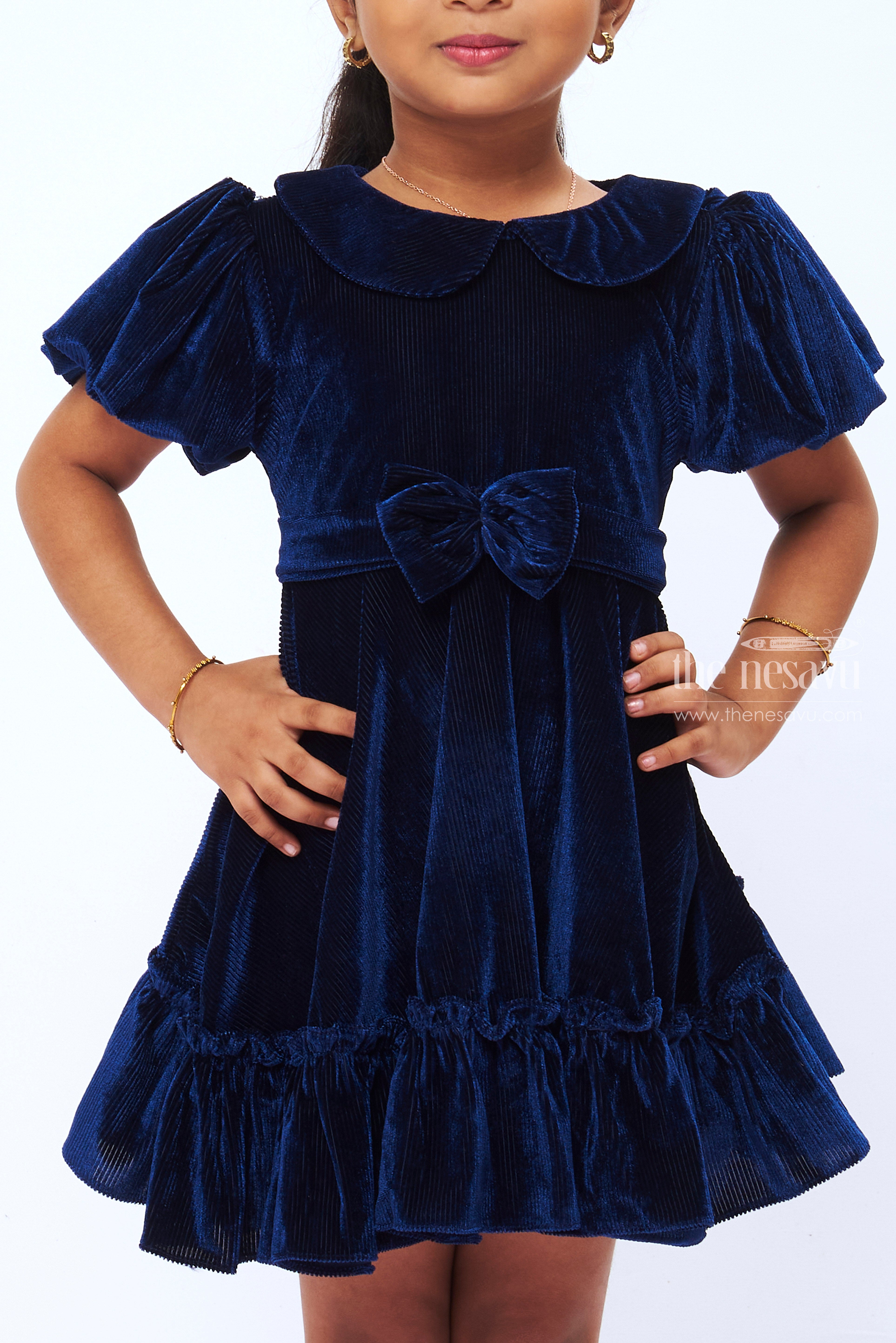 Buy Little Crowns One Shoulder Velvet Dress for Baby Girls | (OneSho-  BabyPink - 2-3) at Amazon.in