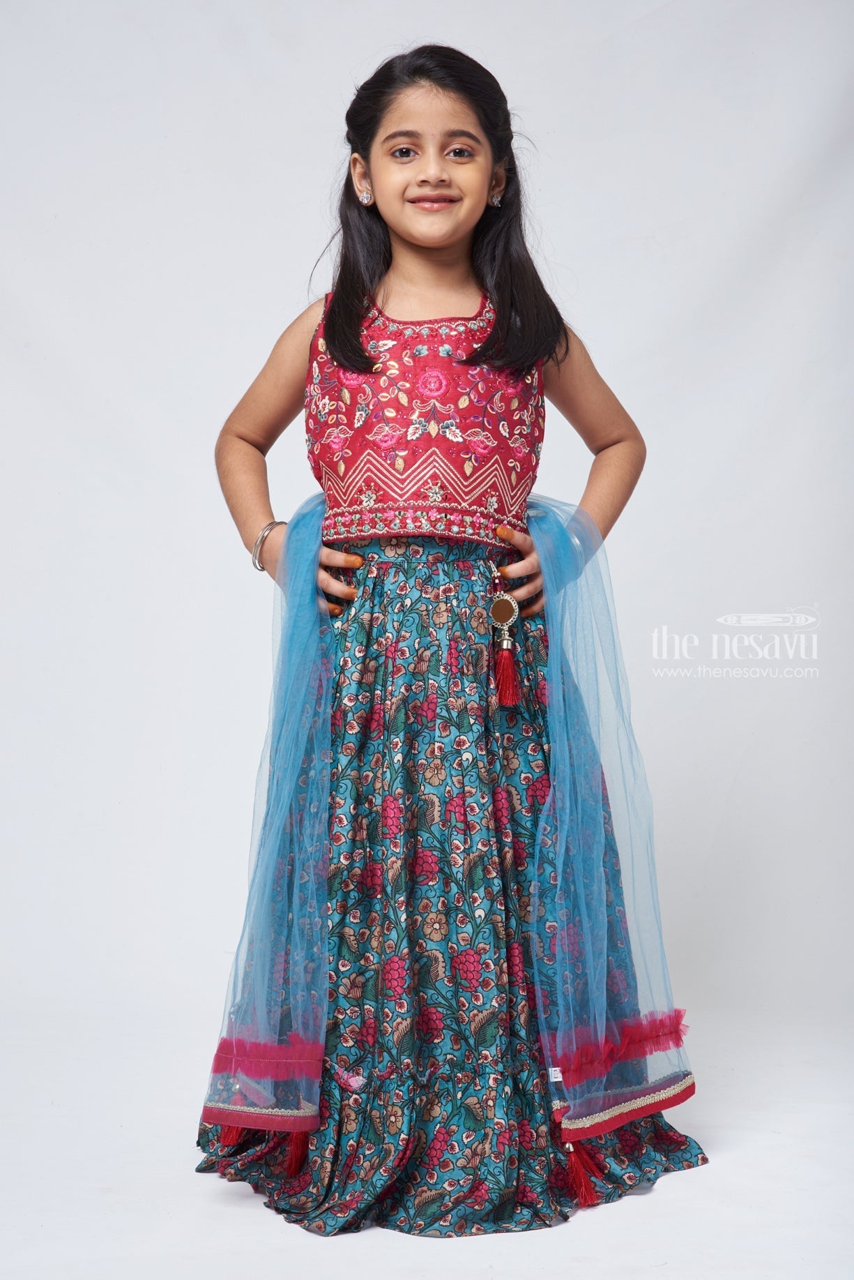 Buy Girl's Wear Lehenga Choli With Dupatta Set/Chaniya Choli or Ghagra Choli  for Girls (12-18 Months, Green) at Amazon.in