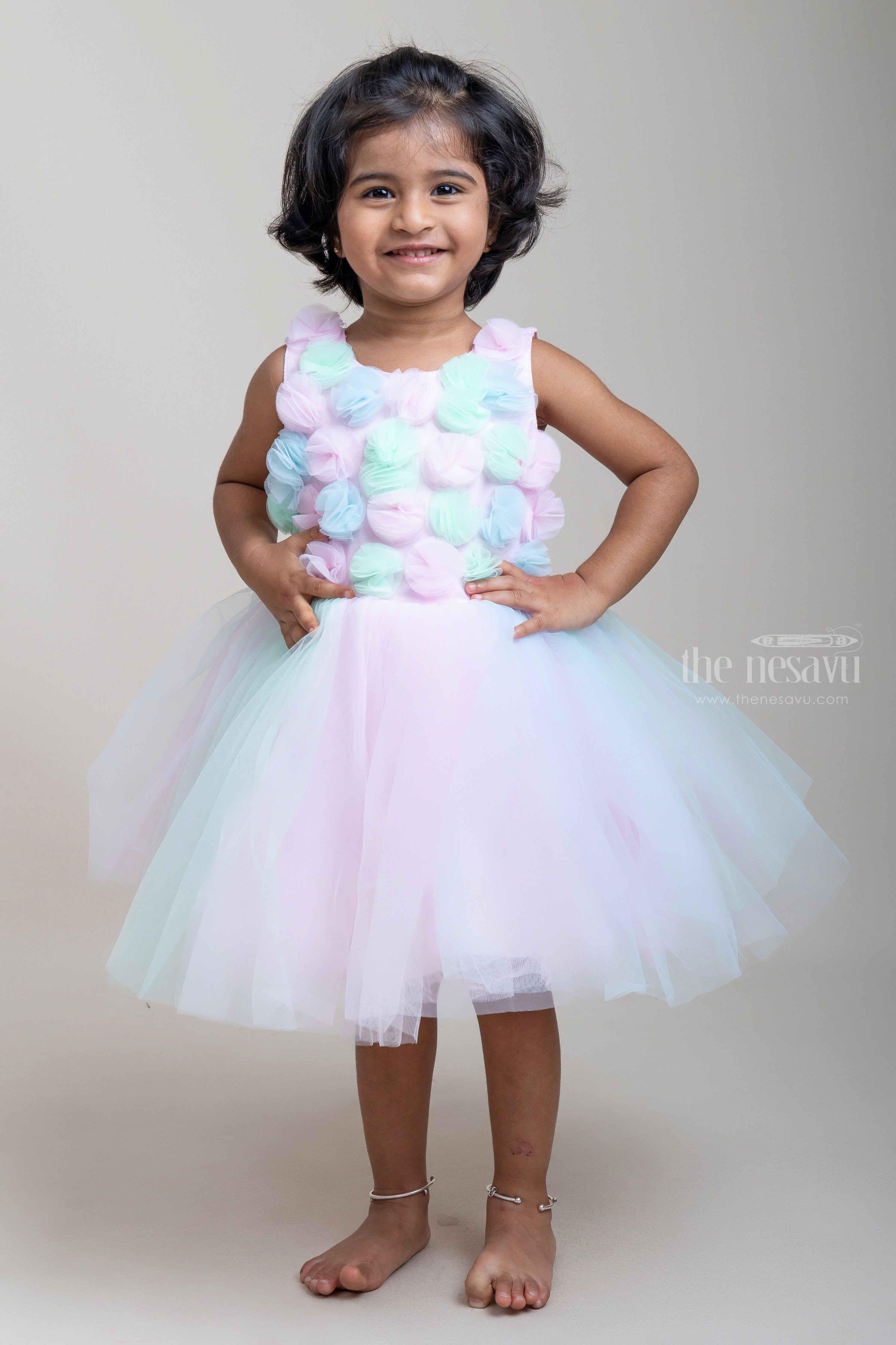 Netted frocks hot sale for babies