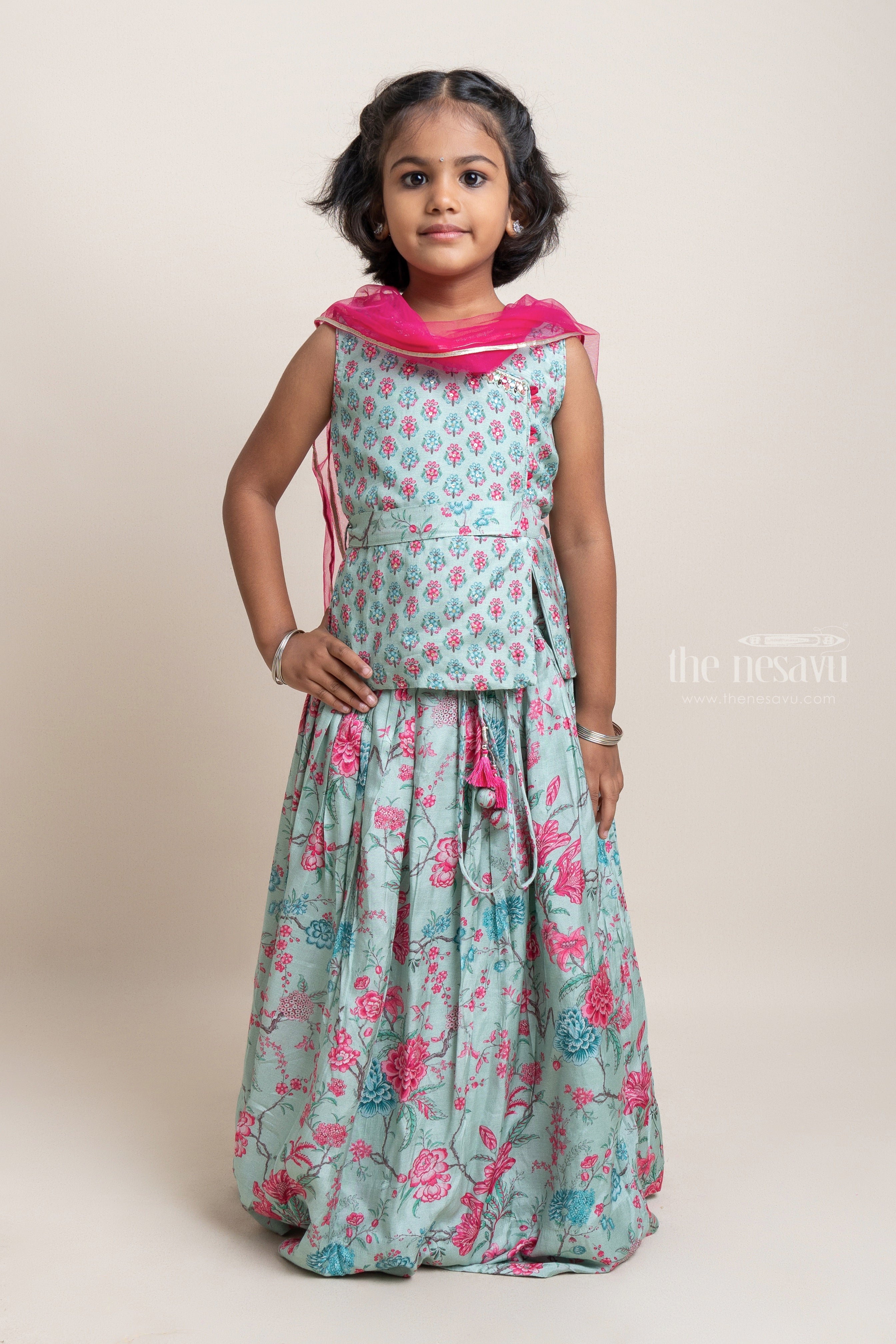 Designer Lehenga Choli for Toddlers | Halter Neck Dress for Baby Girl –  Urban Dhaage