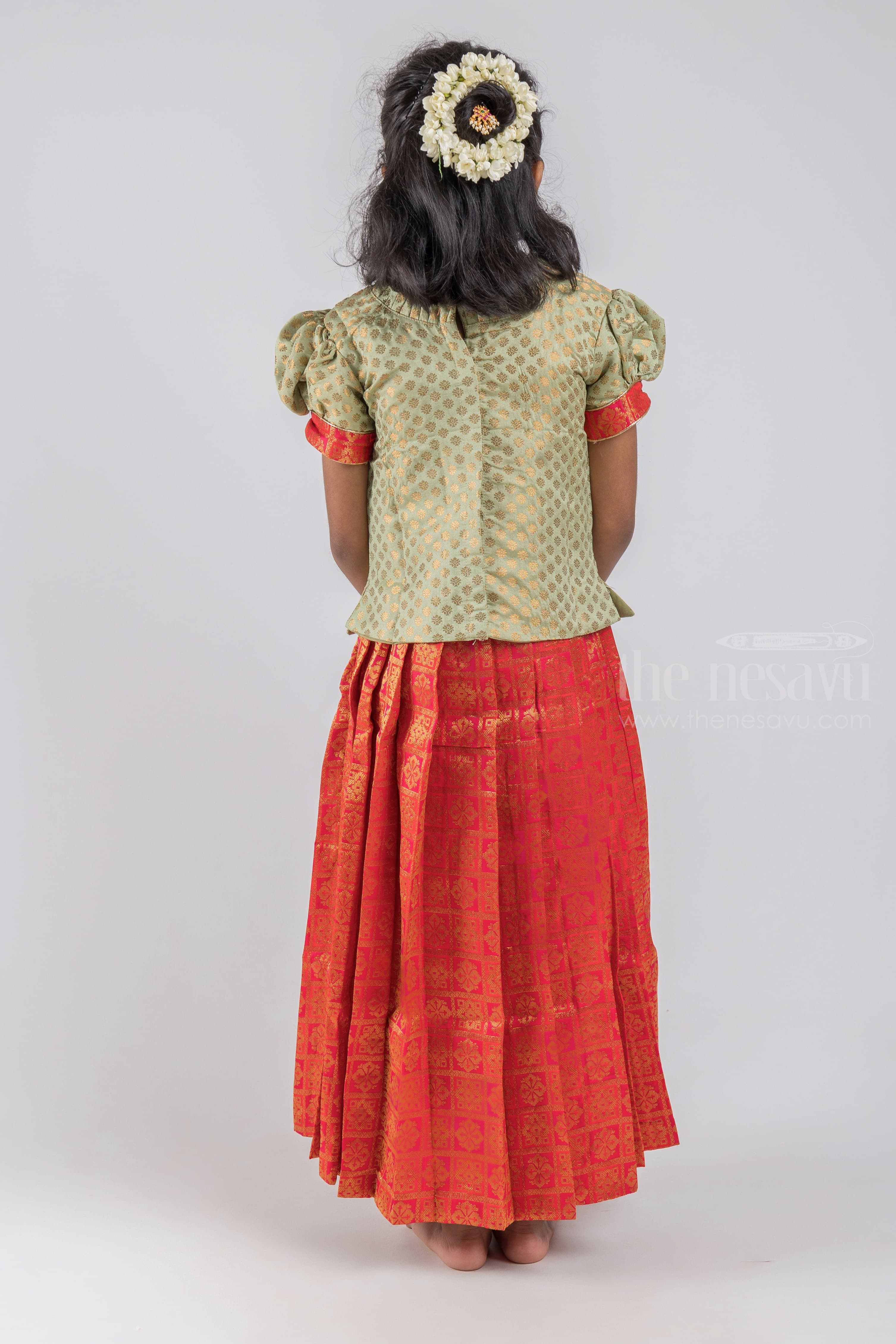 Pattu pavadai clearance designs for adults