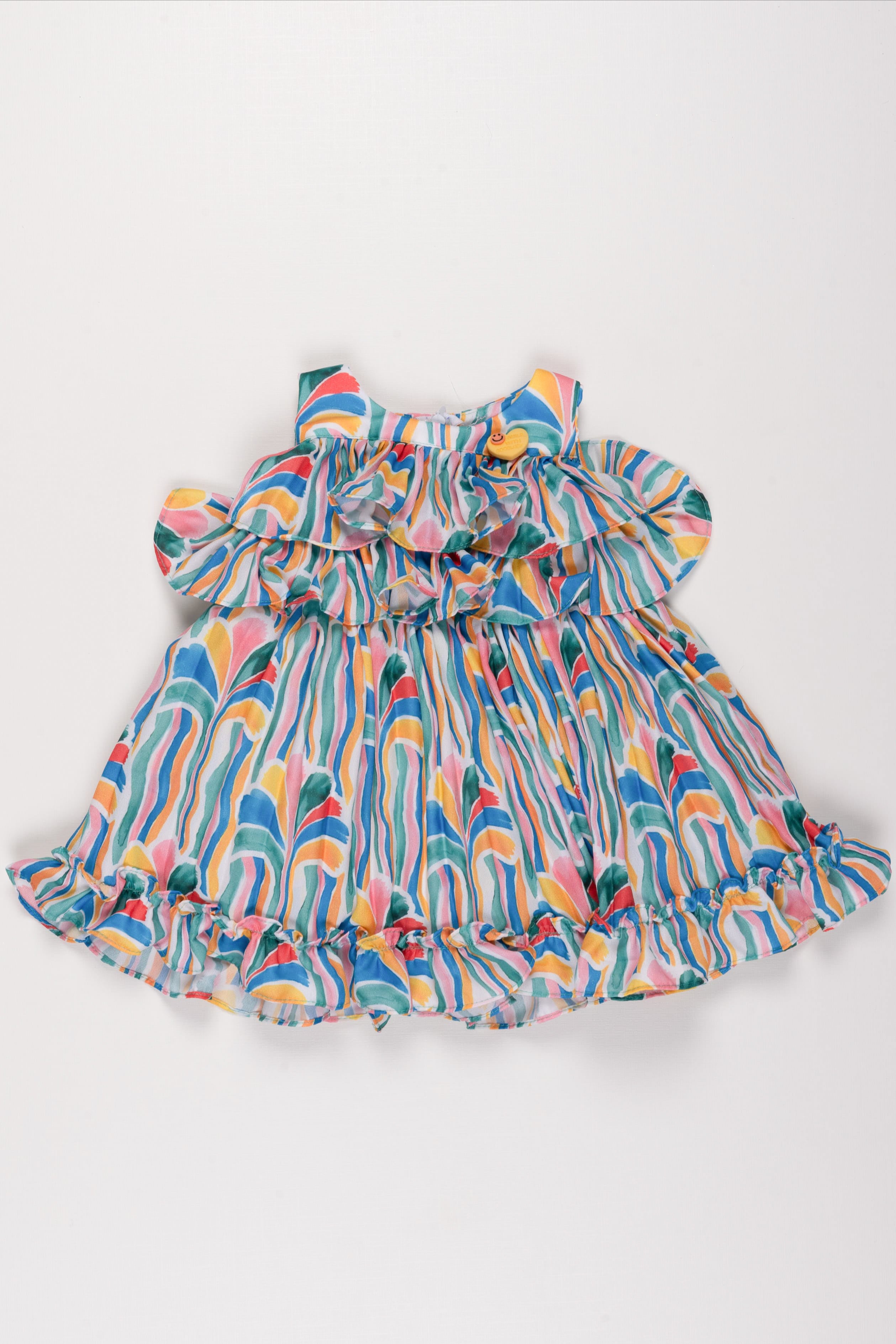 Baby plain best sale frock design