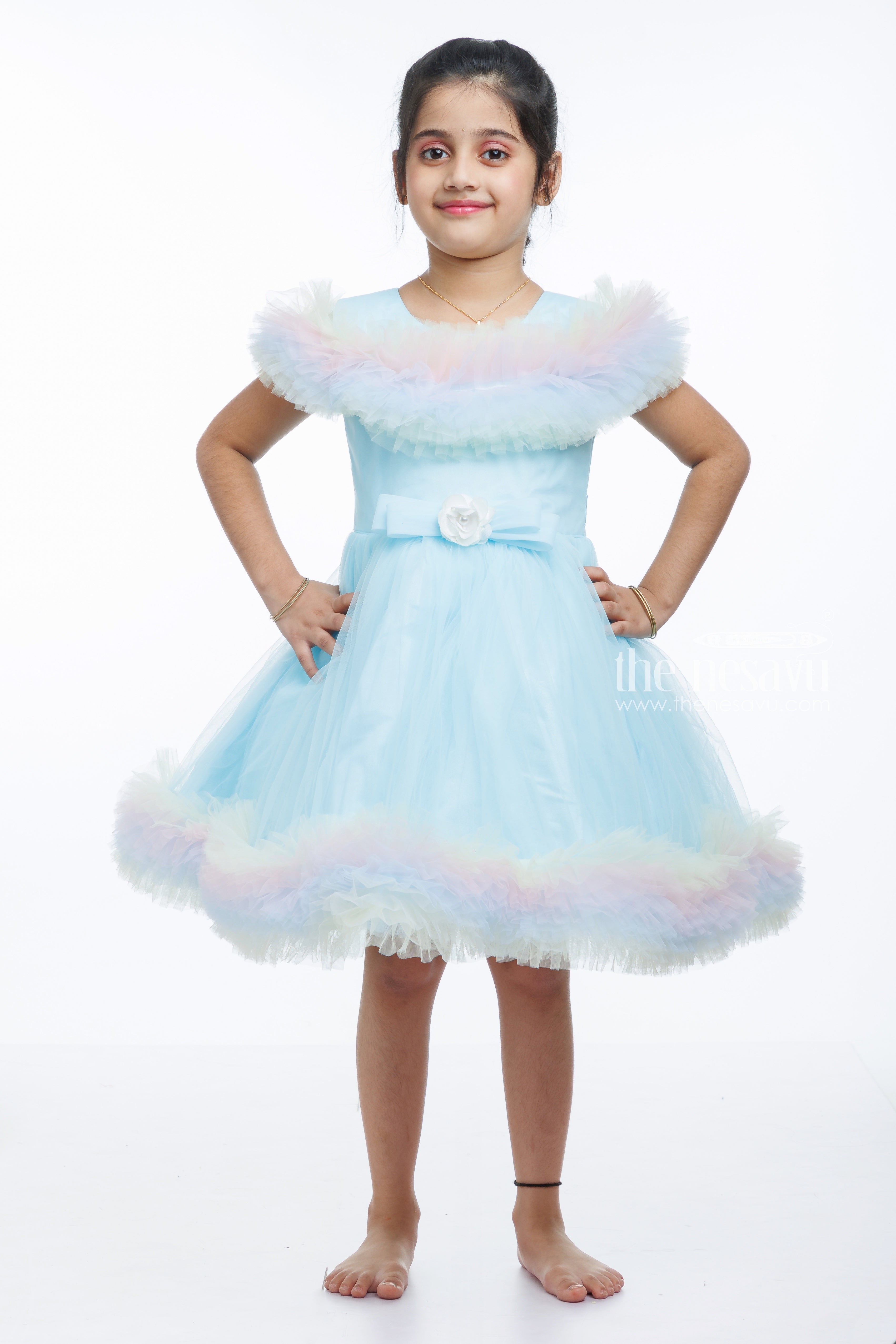 Shop Luxury Gradient Tulle Party Dress for Girls | Personalized ...