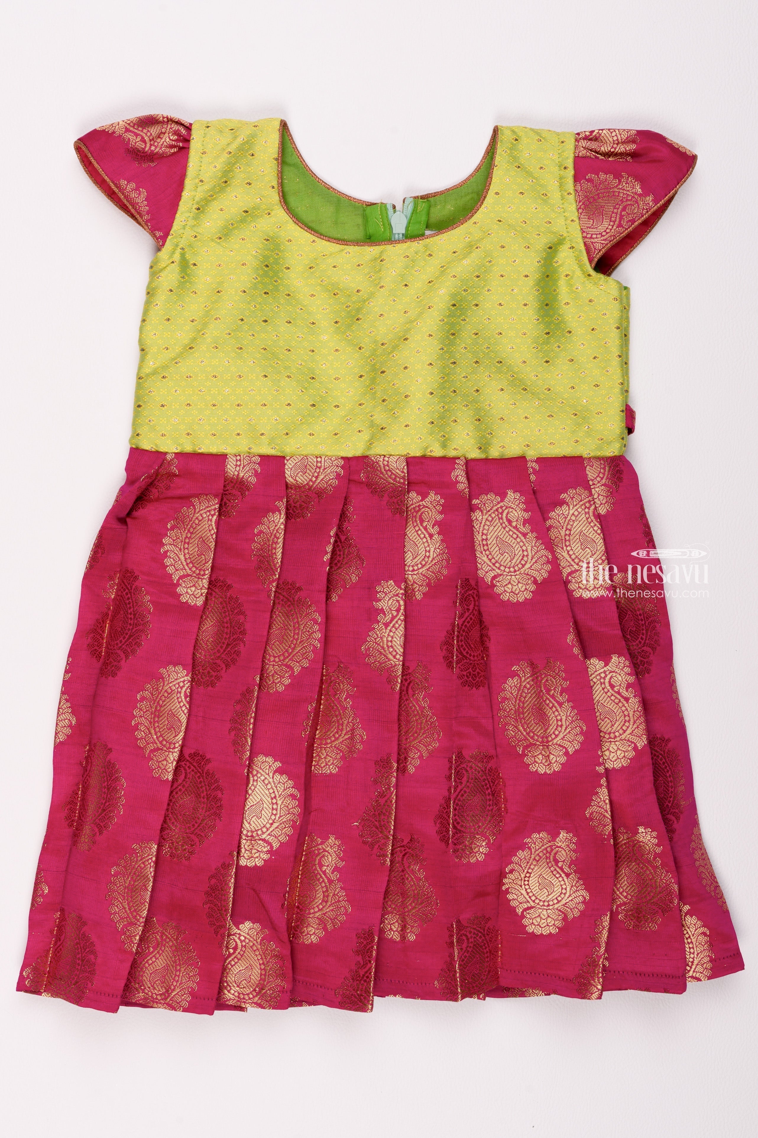 Pattu dress | Long gown design, Kids blouse designs, Simple blouses