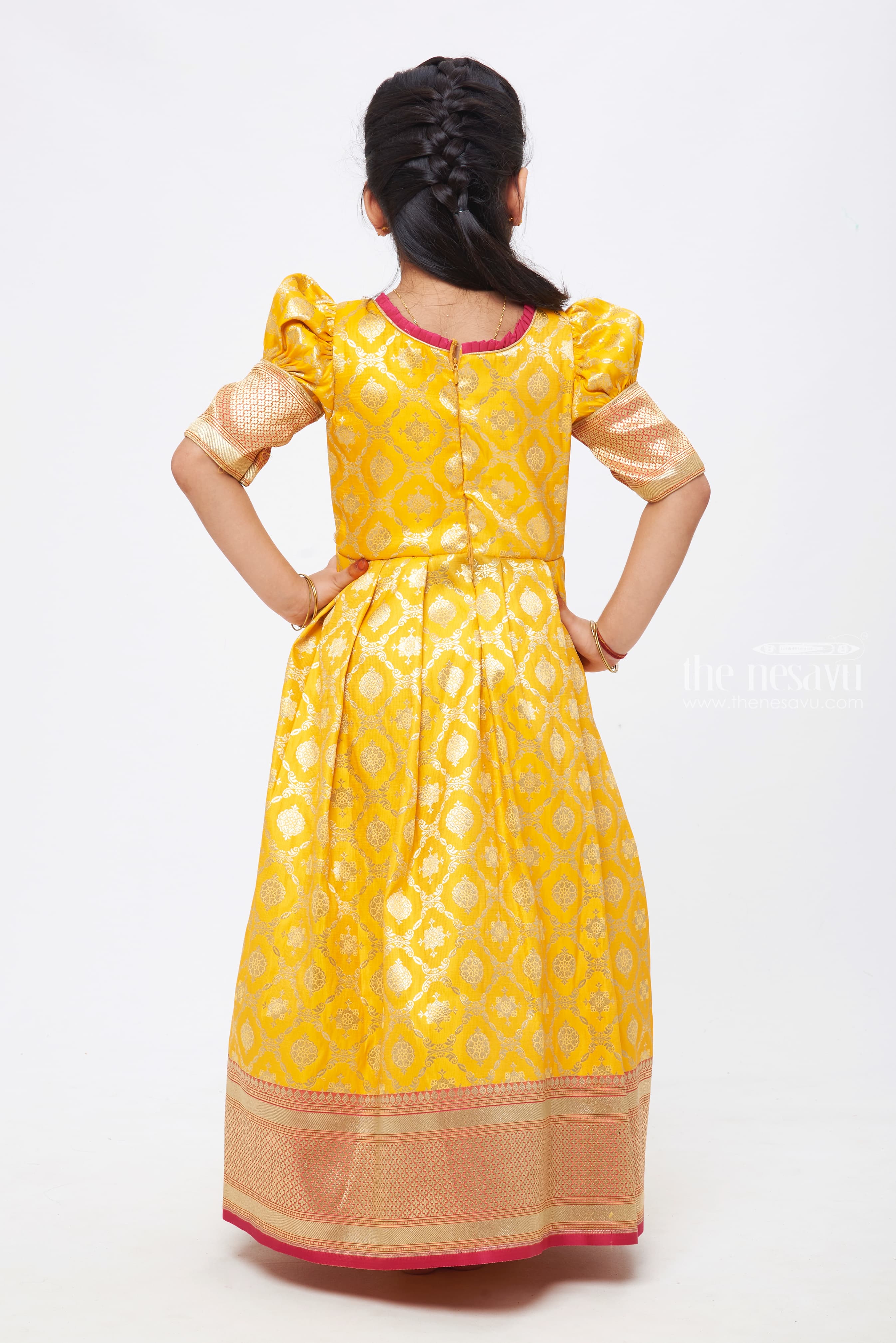 Anarkali Festive and Casual Wear Kid s Stylish Anarkali Dress The Nesavu The Nesavu