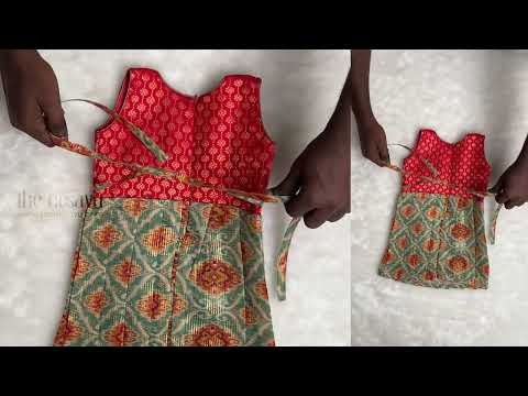 RAYON UMBRELLA FROCK FOR GIRLS