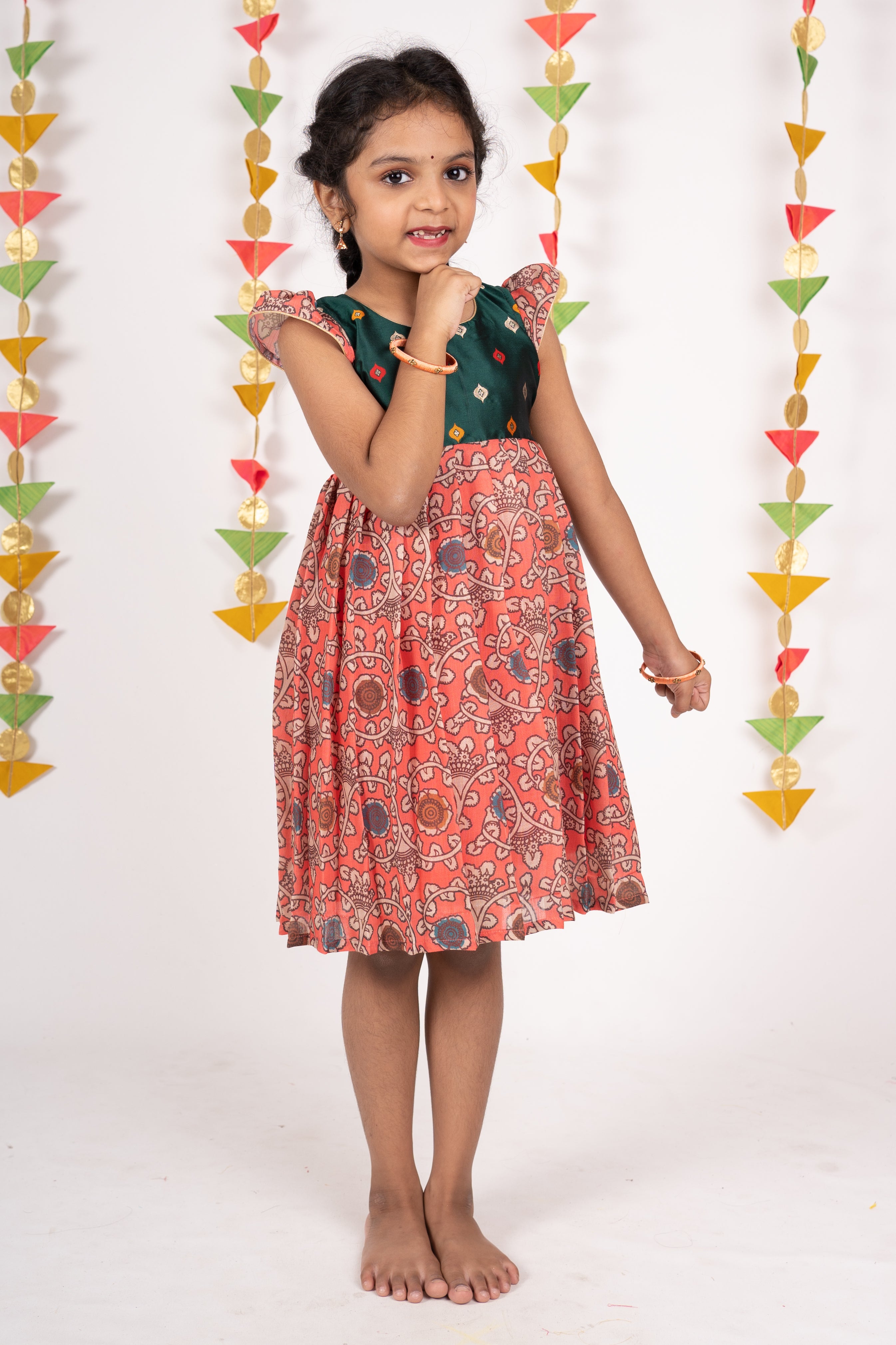 Kalamkari frock – The Stitches - Made In Madras