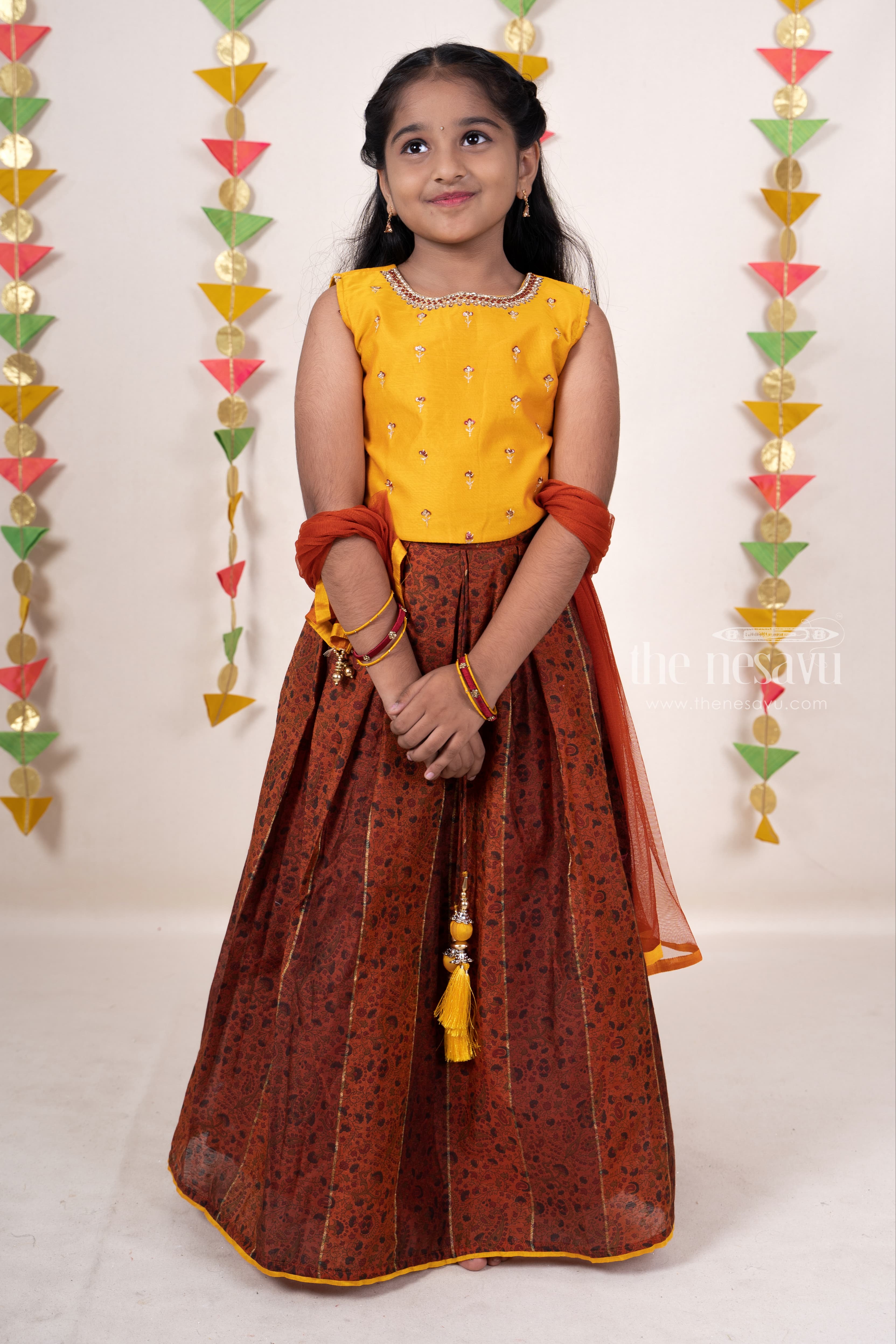 Baby Girls Lehenga Choli Party Wear, Western Wear, Ethnic Wear Self Design  Lehenga Choli Price in India, Full Specifications & Offers | DTashion.com