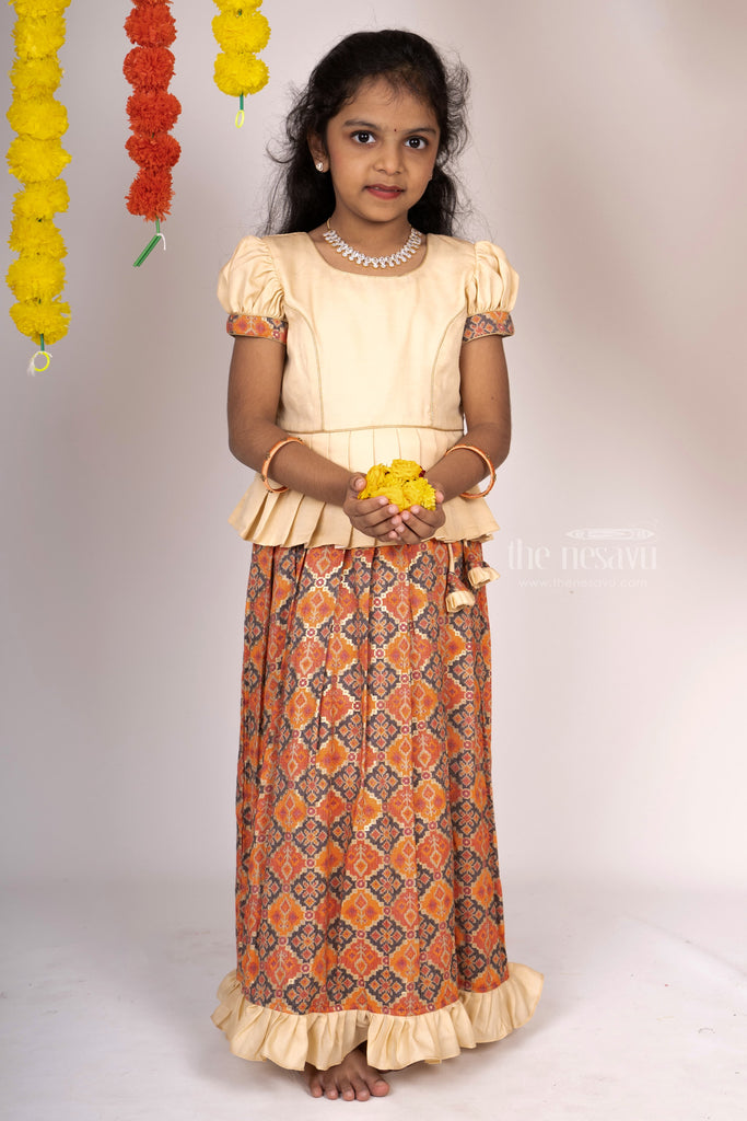 Buy langa voni for girls latest design low price in India @ Limeroad