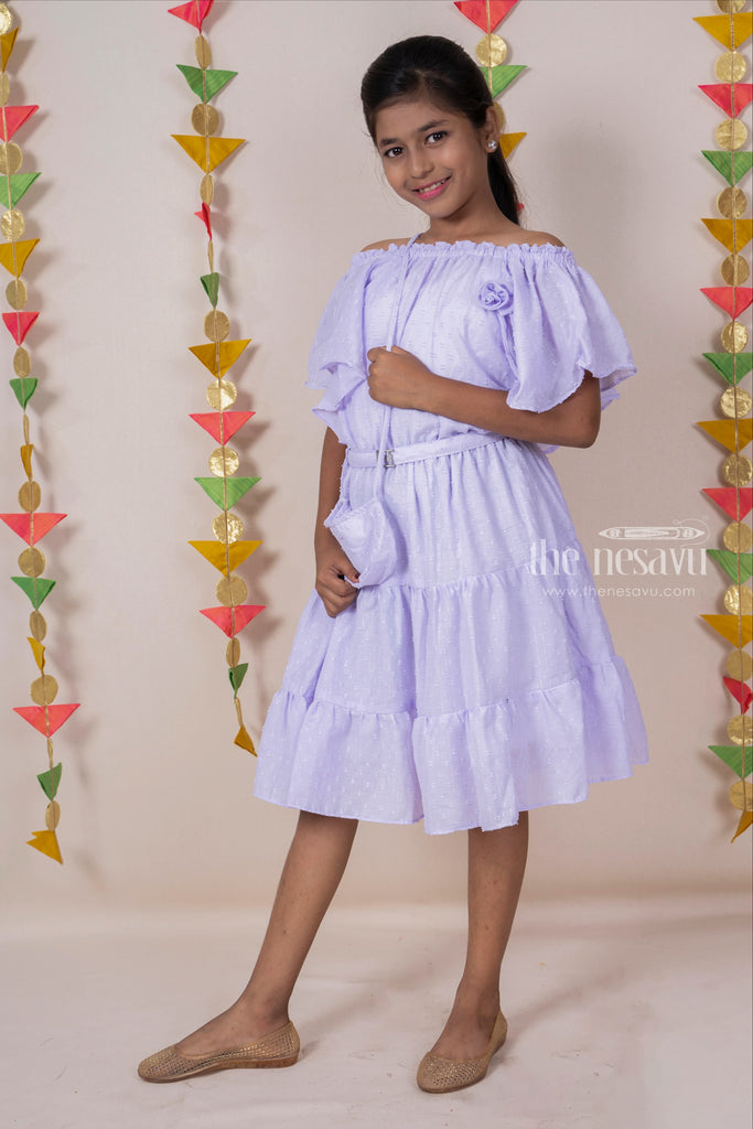 Off shoulder frock for hotsell baby girl