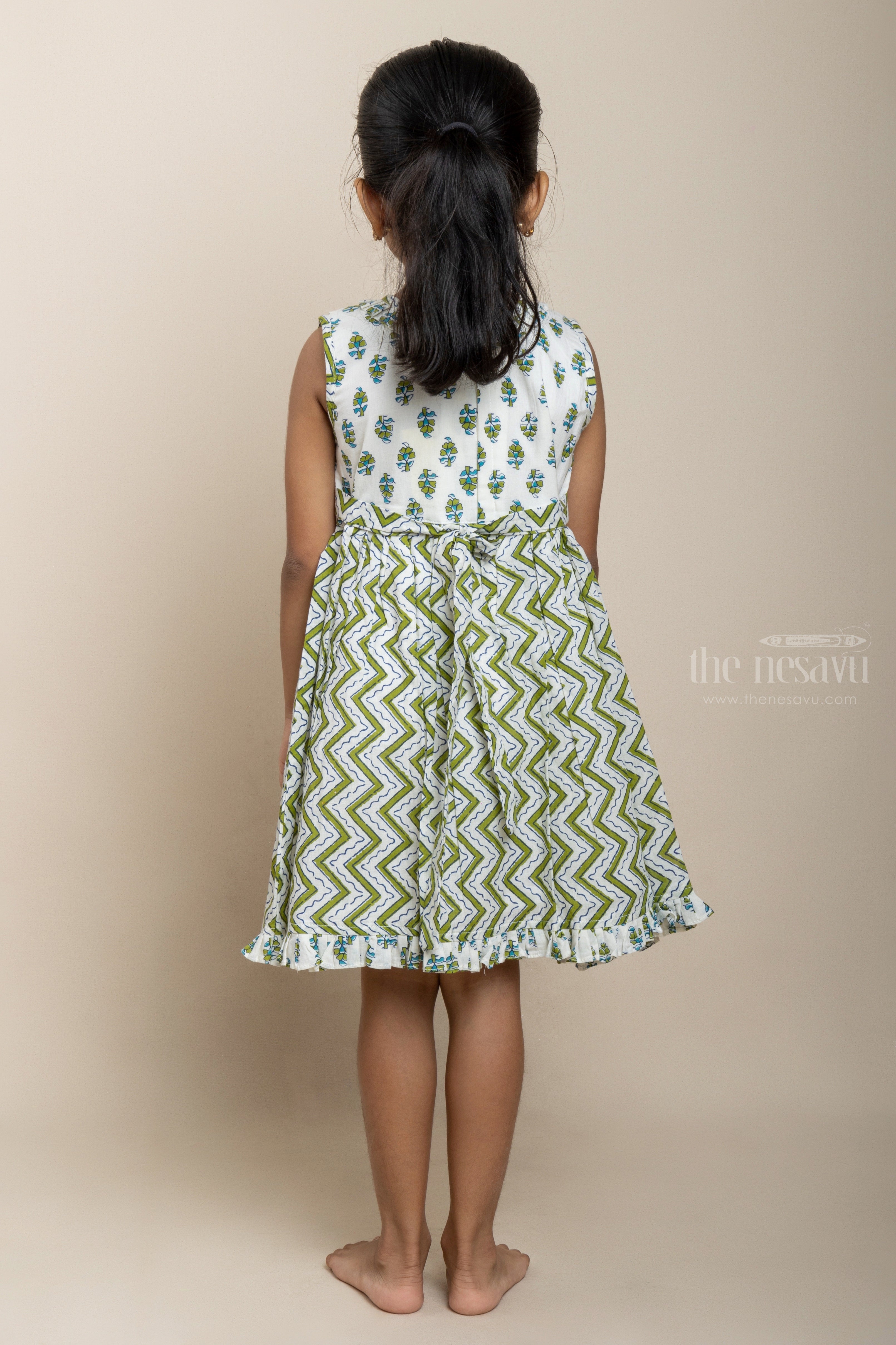 Frock Style Cotton Kurti – Label Disli