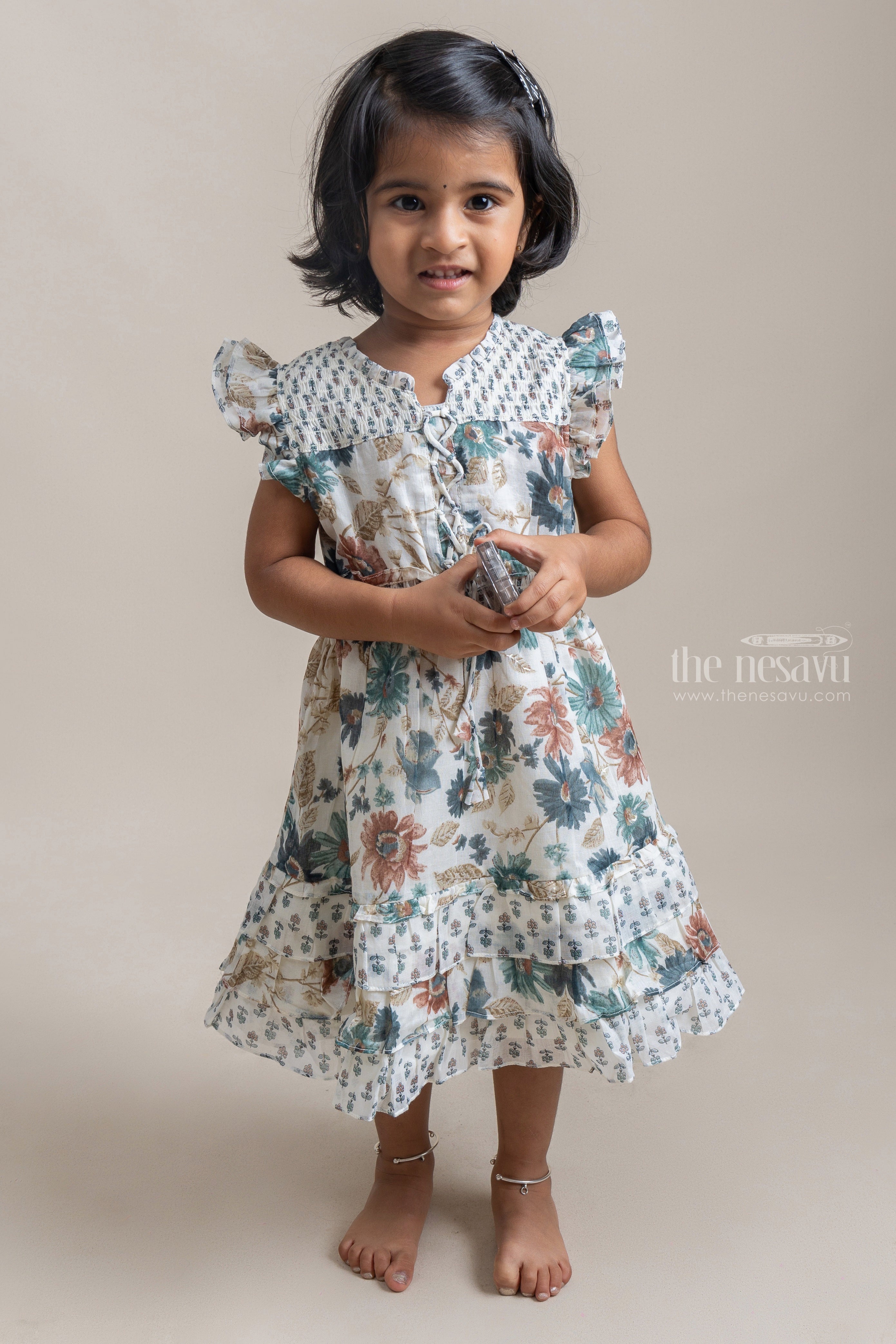 Kids Yellow Girls Cotton Frock, Age Group: 6-8 Years at Rs 400