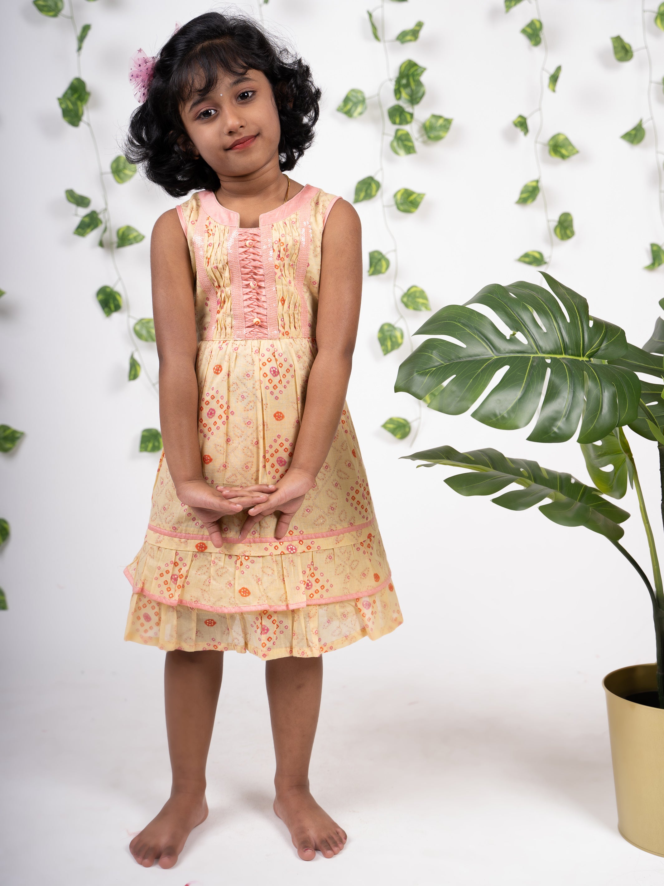 Yoke on sale baby frock