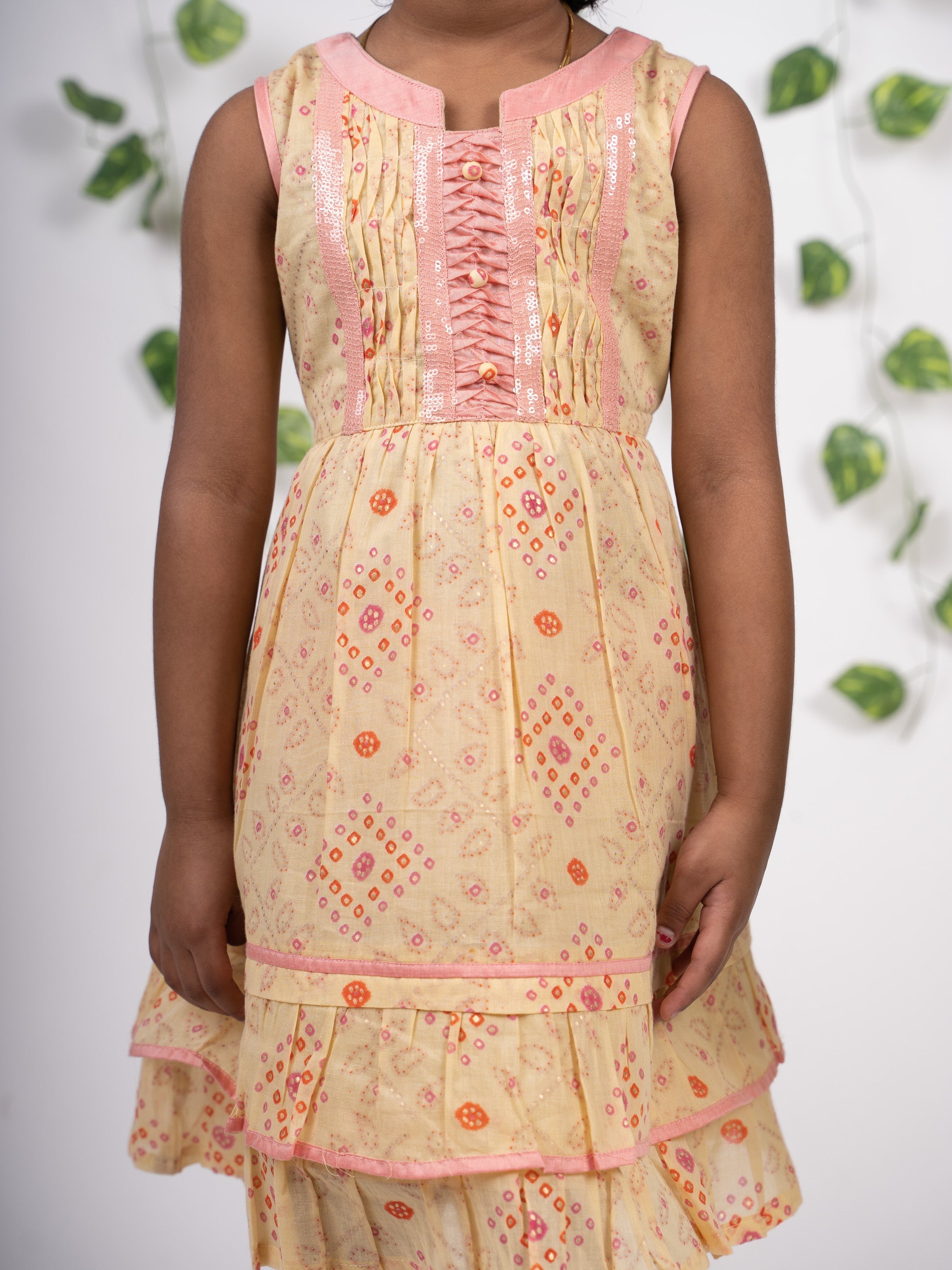 Cutedoll Pink Net Embroidered Kids Baby Frock Dress — cutedoll
