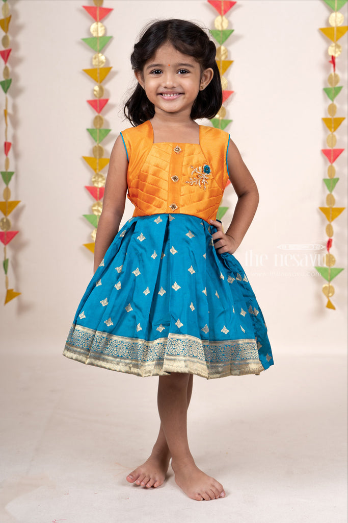 Cute Indian Baby Girl Dresses Traditional Stock Photo 1198753243 |  Shutterstock